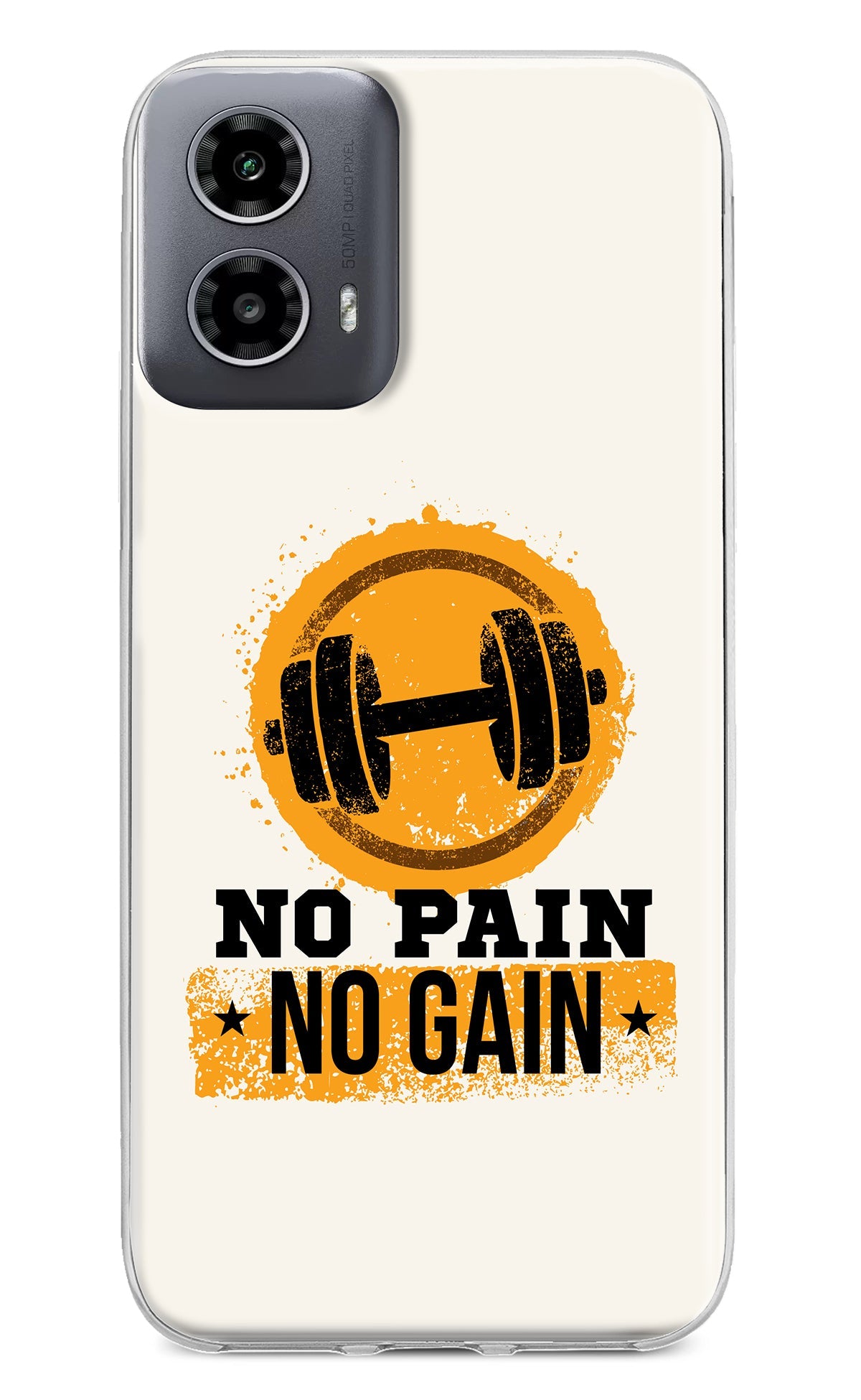 No Pain No Gain Moto G34 5G Back Cover