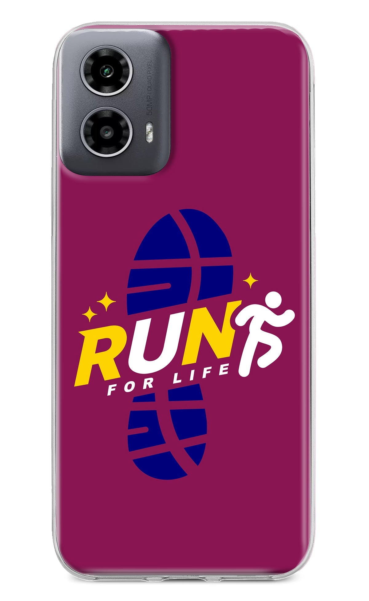 Run for Life Moto G34 5G Back Cover