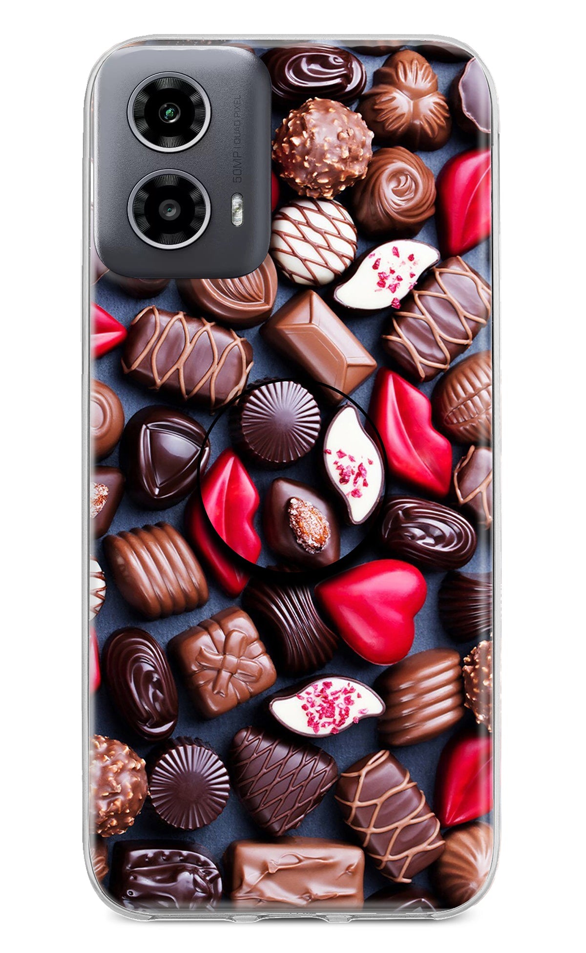 Chocolates Moto G34 5G Pop Case