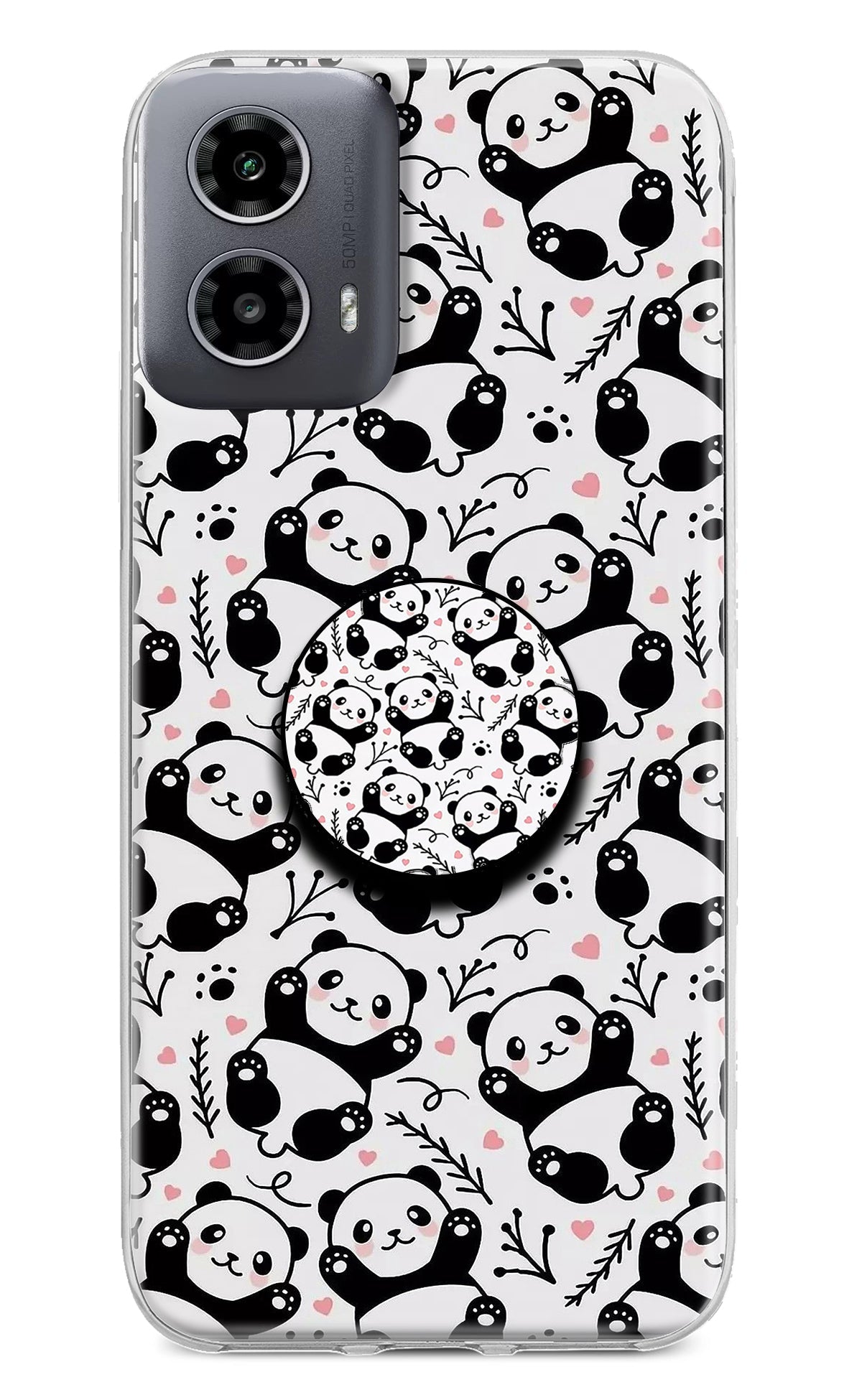 Cute Panda Moto G34 5G Pop Case