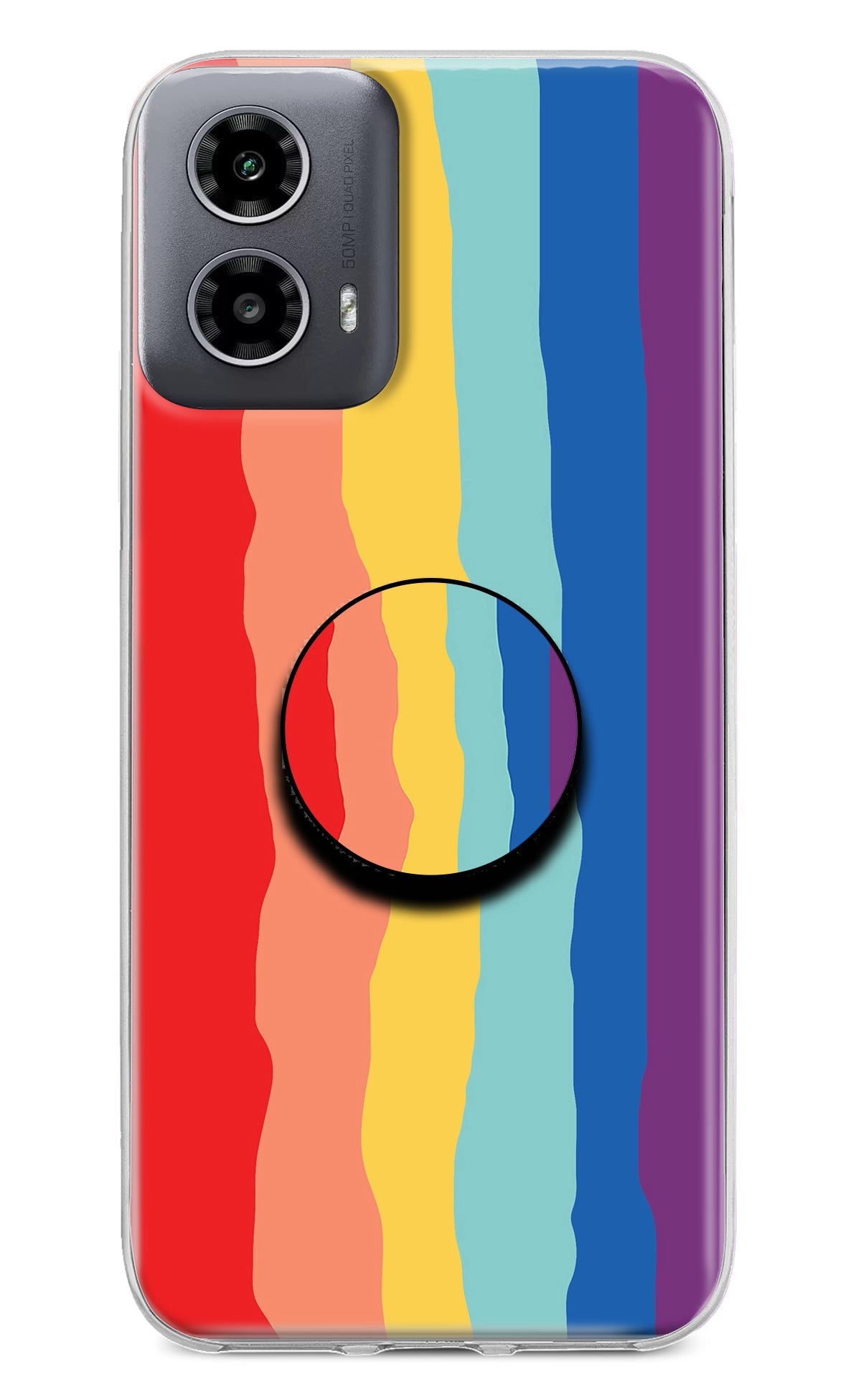 Rainbow Moto G34 5G Pop Case