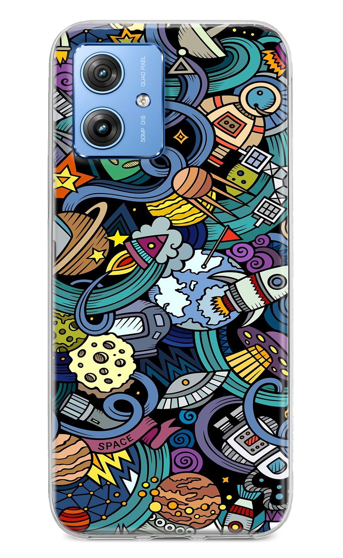 Space Abstract Moto G64 5G Back Cover