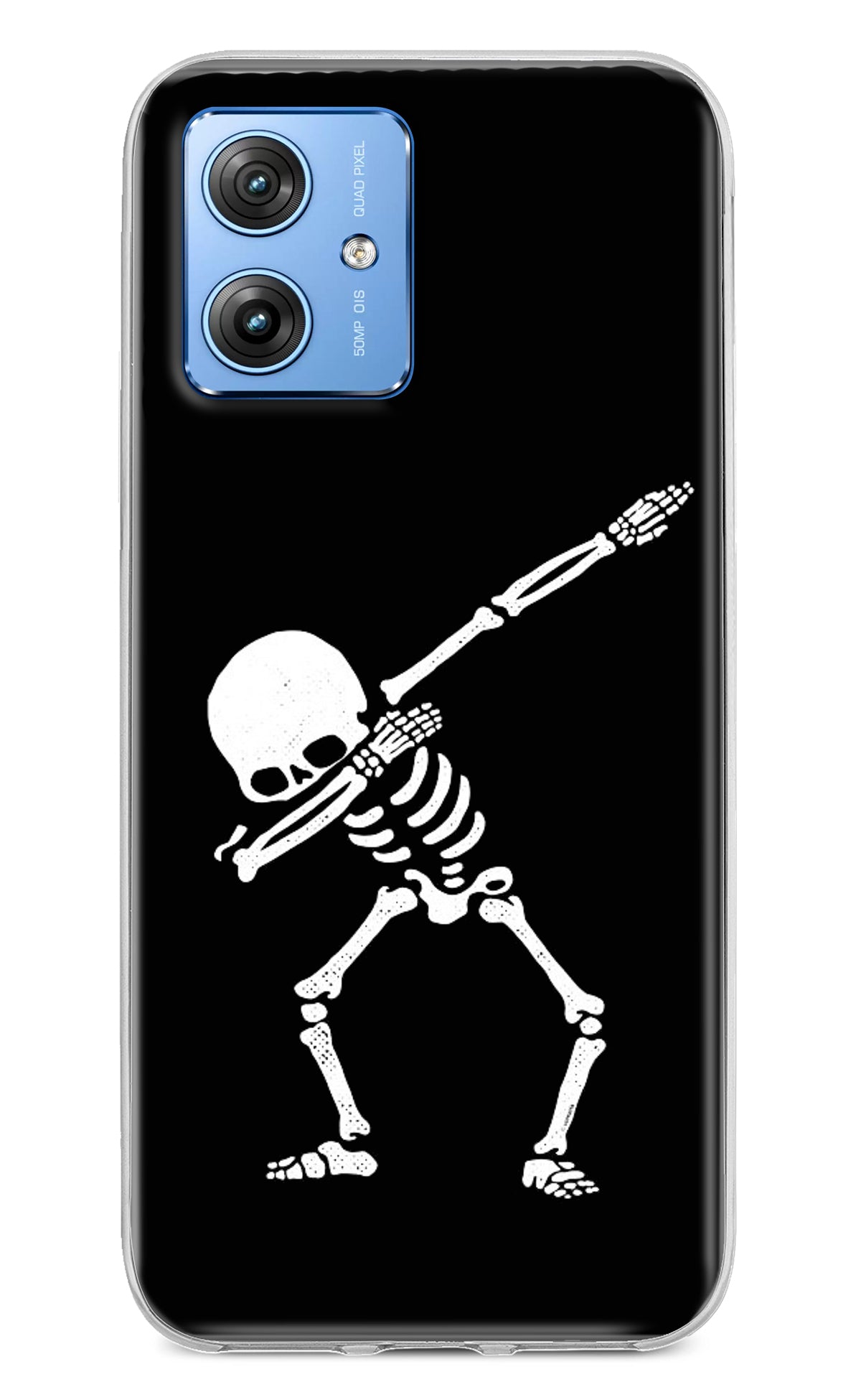 Dabbing Skeleton Art Moto G64 5G Back Cover