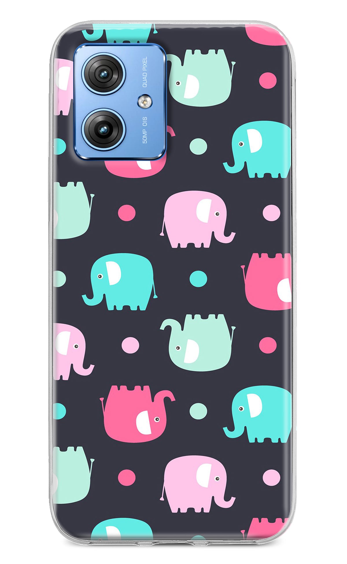 Elephants Moto G64 5G Back Cover