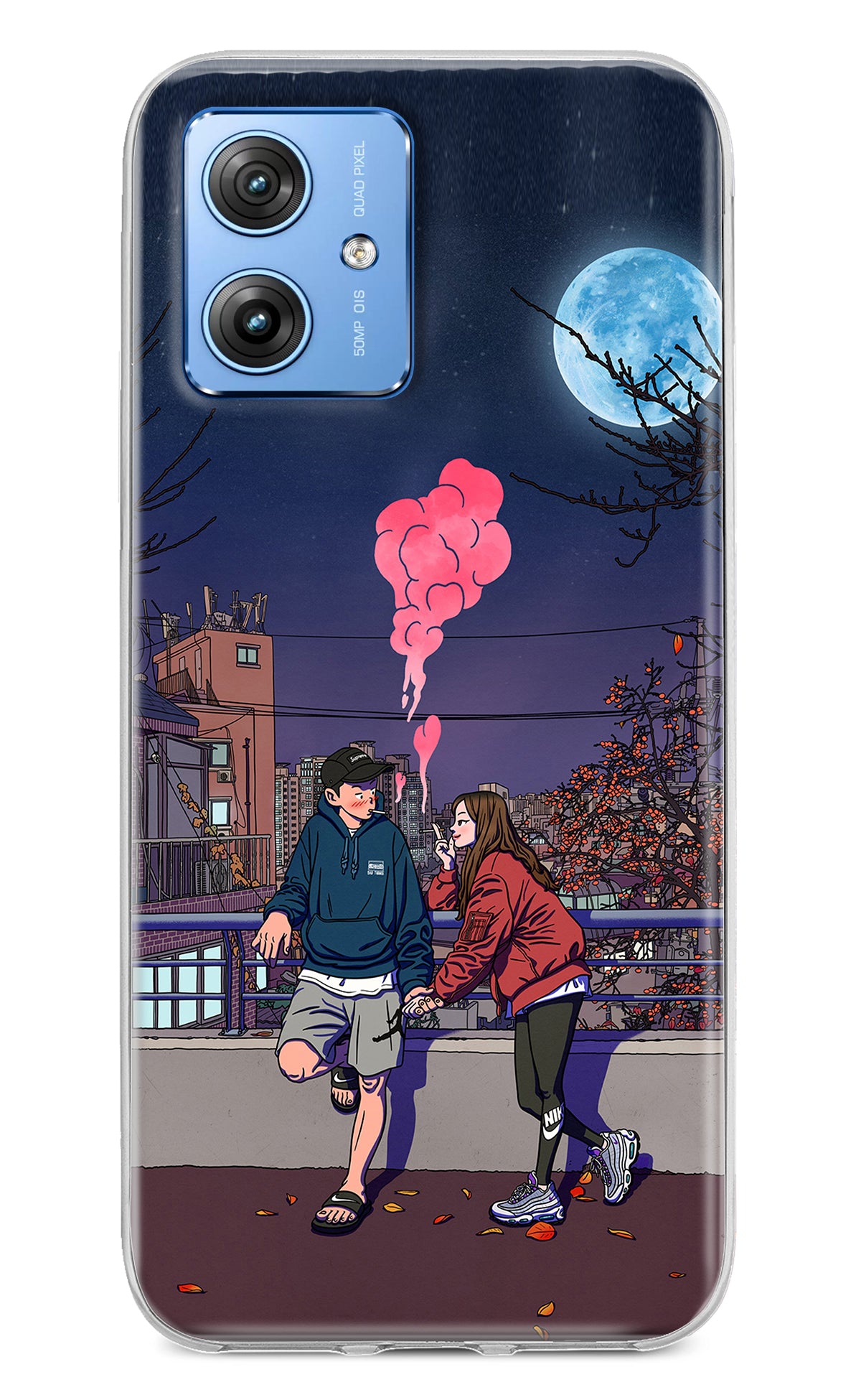 Chilling Couple Moto G64 5G Back Cover