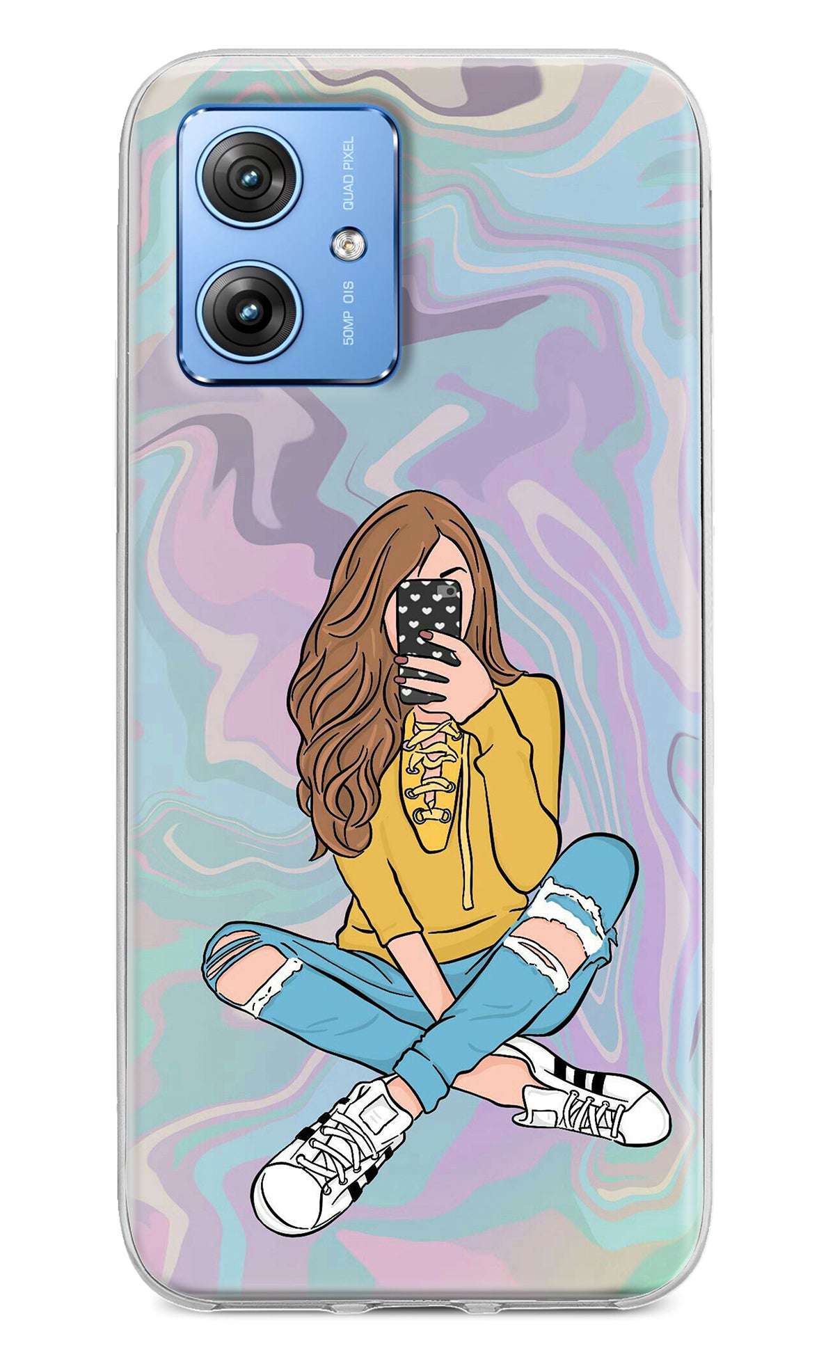 Selfie Girl Moto G64 5G Back Cover