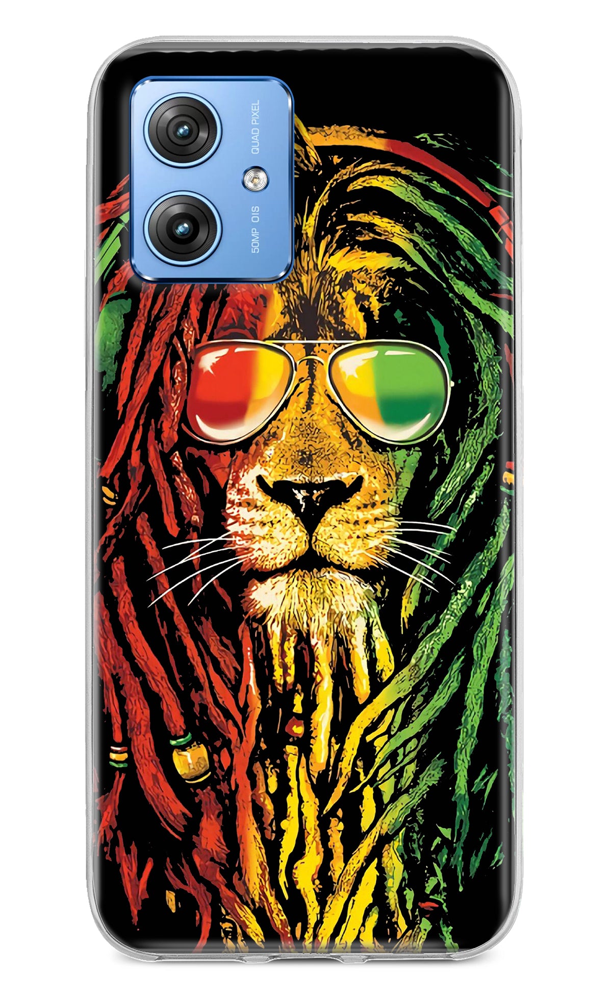 Rasta Lion Moto G64 5G Back Cover