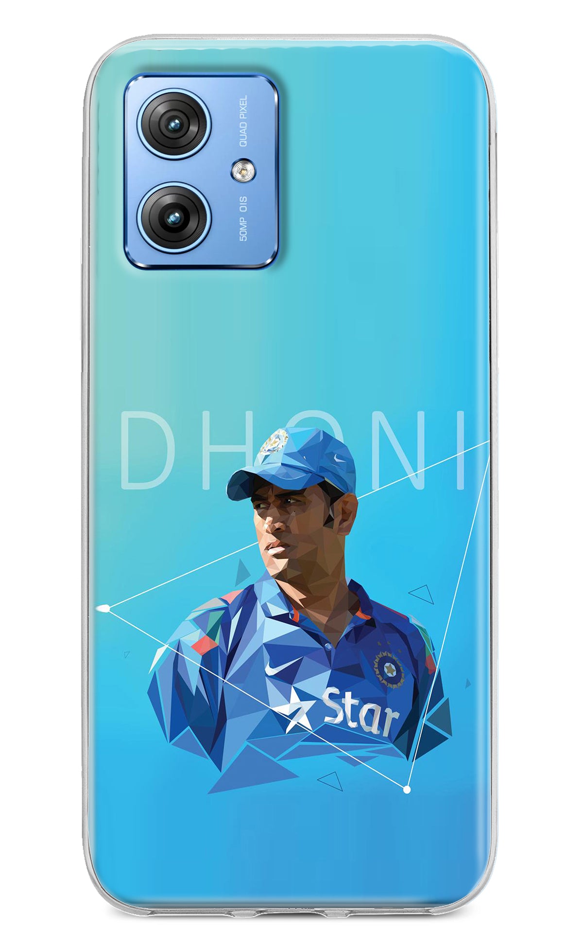 Dhoni Artwork Moto G64 5G Back Cover