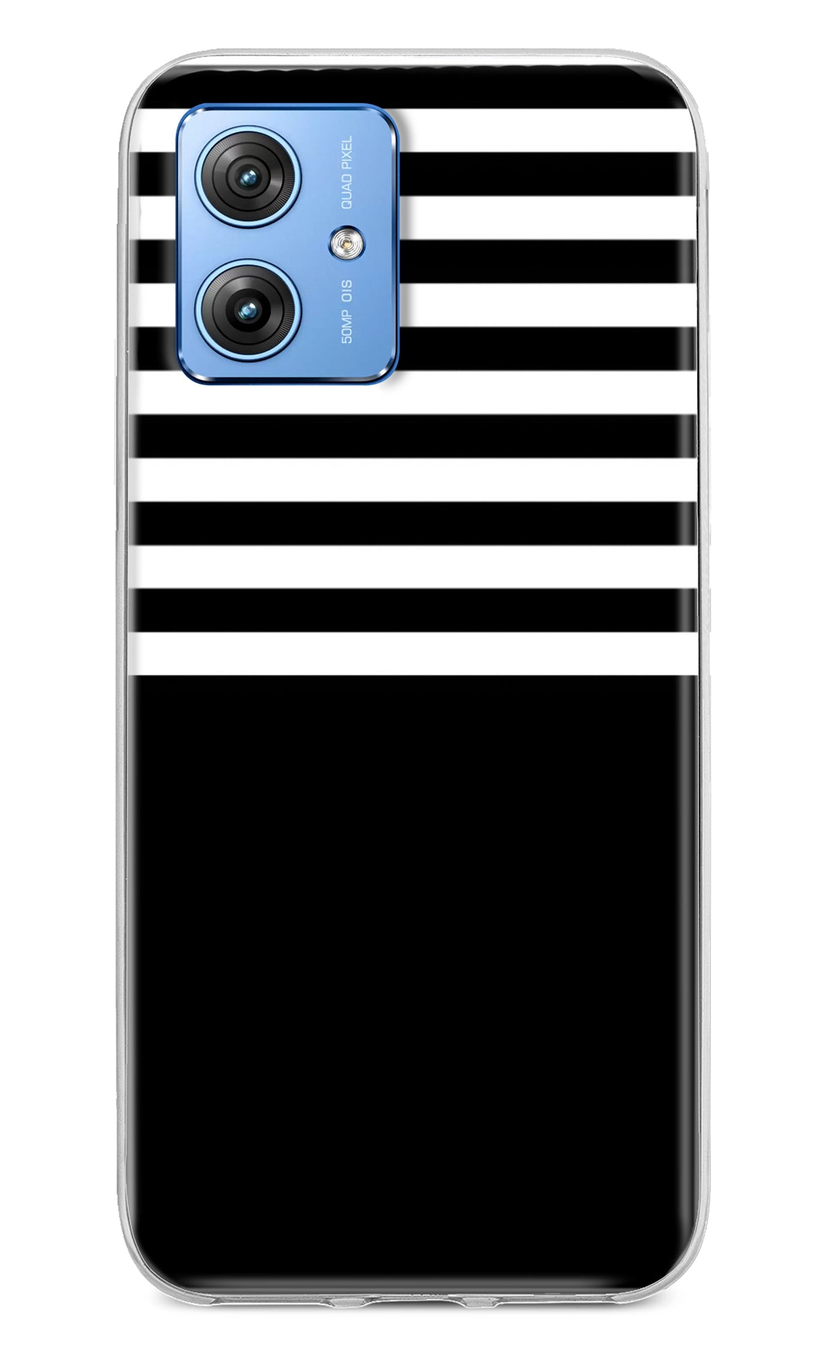 Black and White Print Moto G64 5G Back Cover