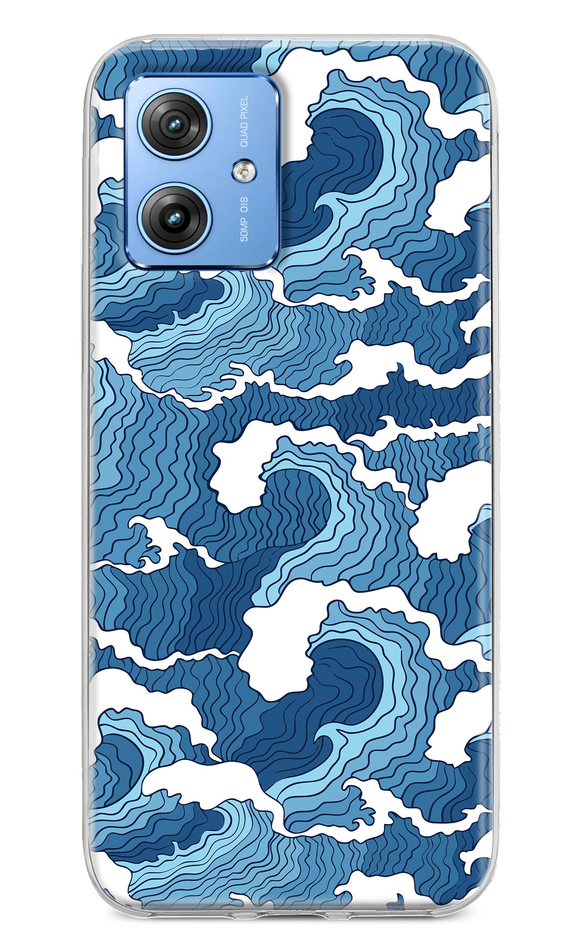 Blue Waves Moto G64 5G Back Cover