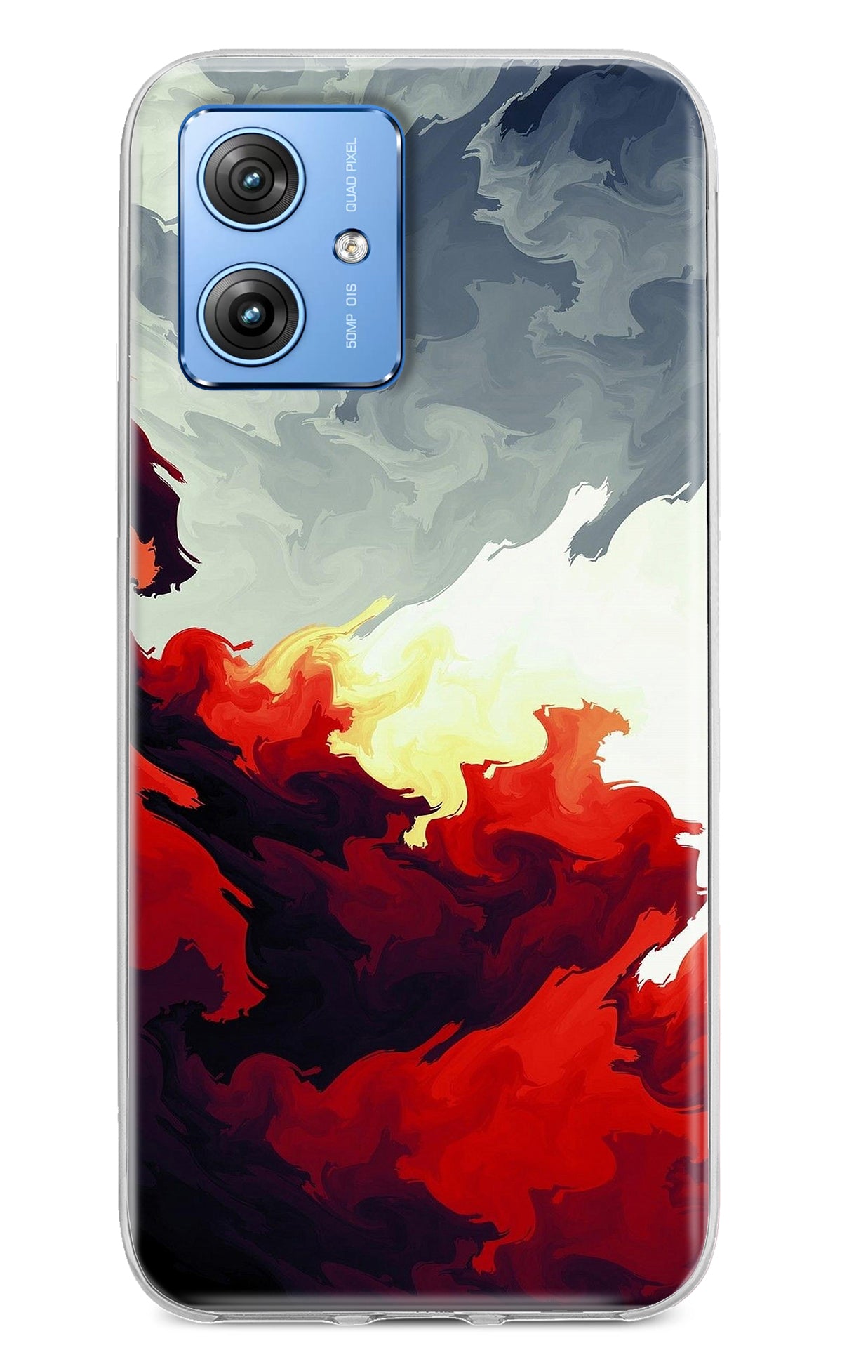 Fire Cloud Moto G64 5G Back Cover