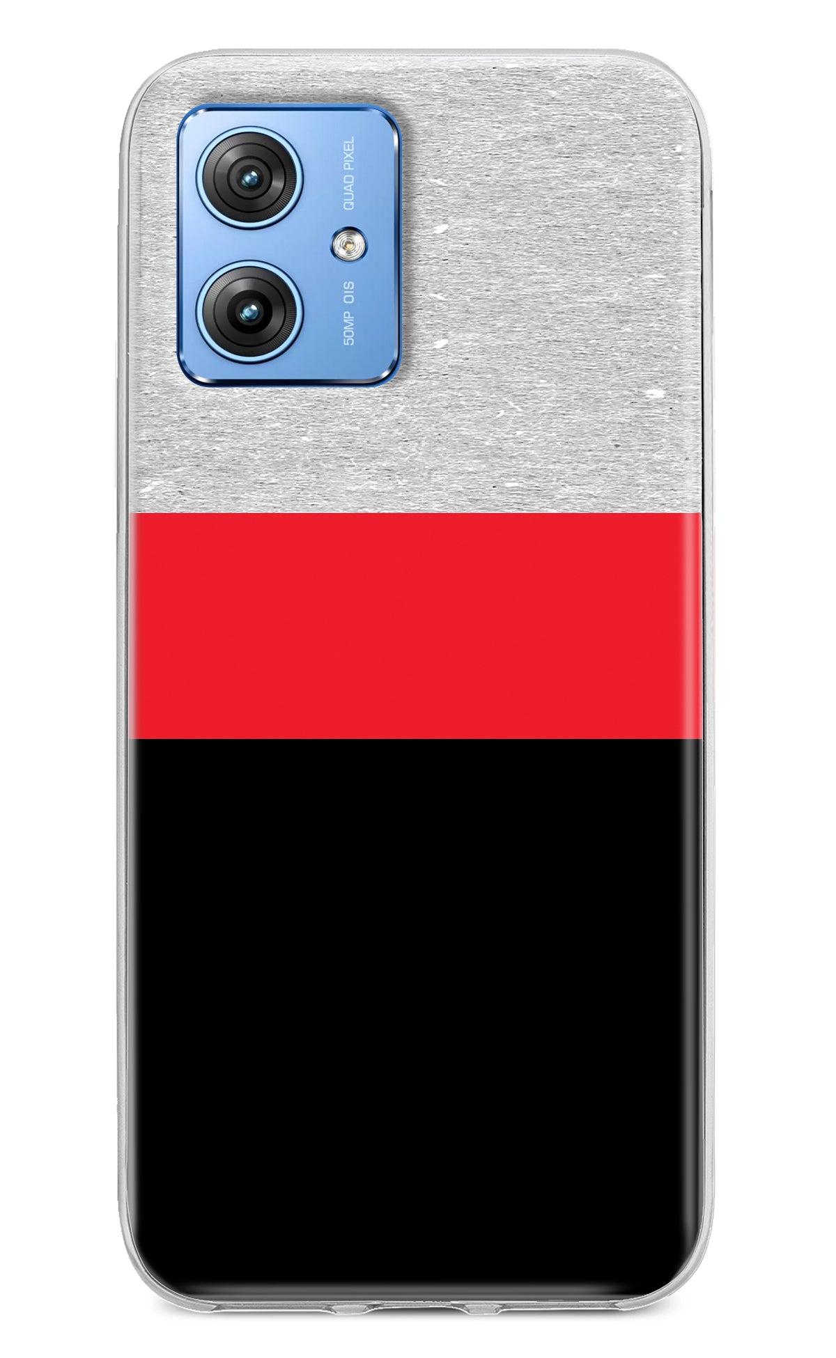 Tri Color Pattern Moto G64 5G Back Cover