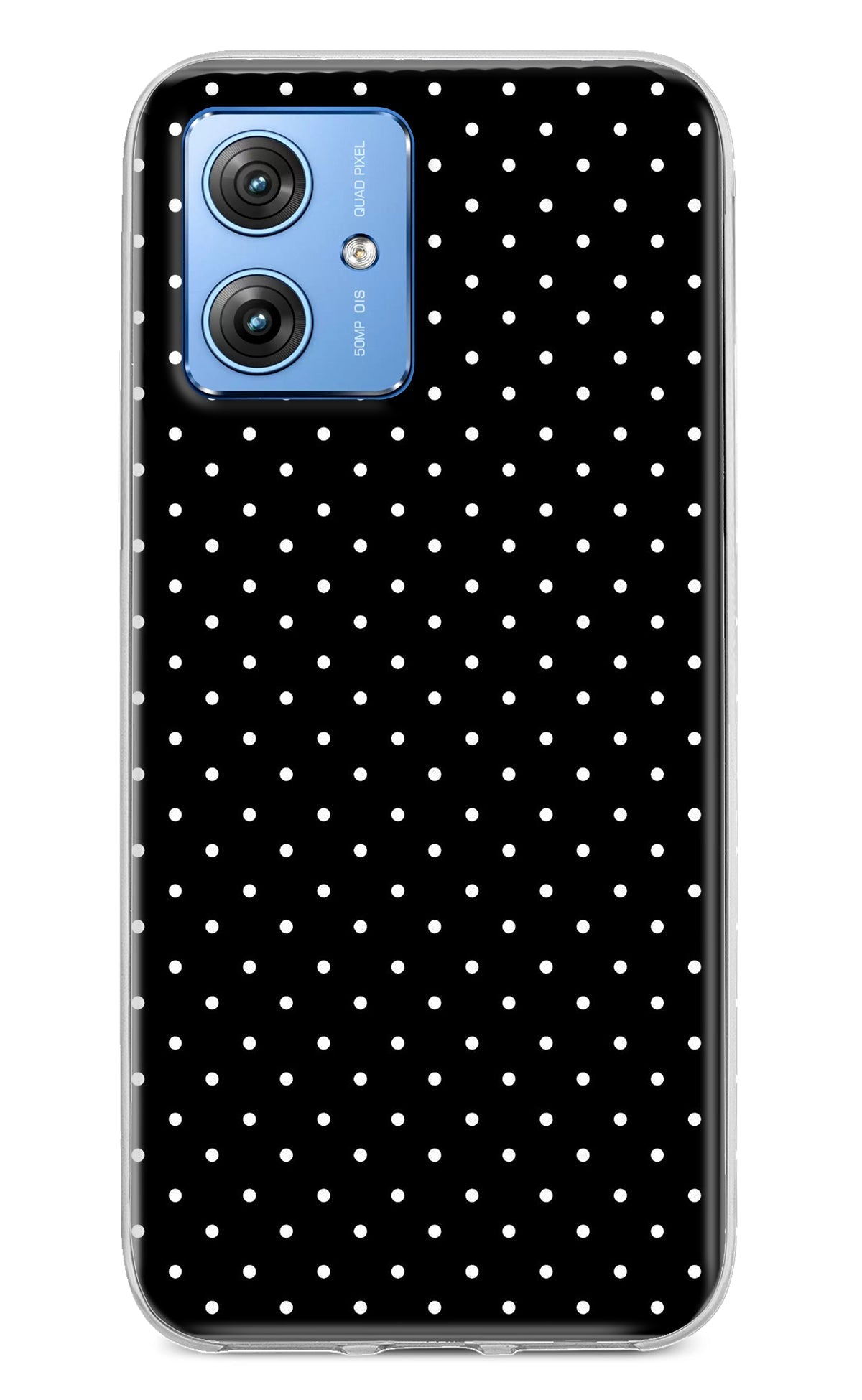 White Dots Moto G64 5G Back Cover