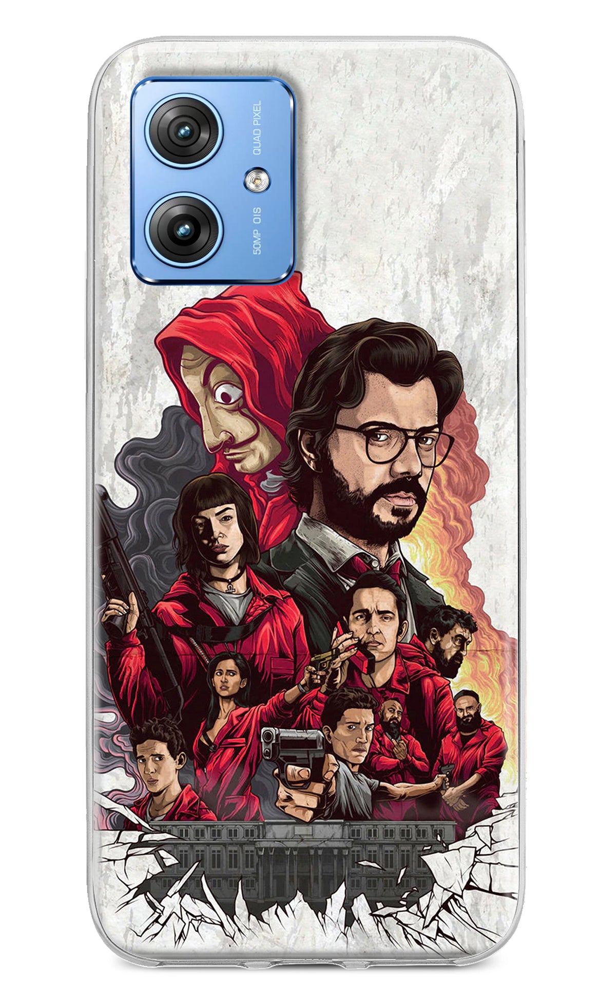 Money Heist Artwork Moto G64 5G Back Cover