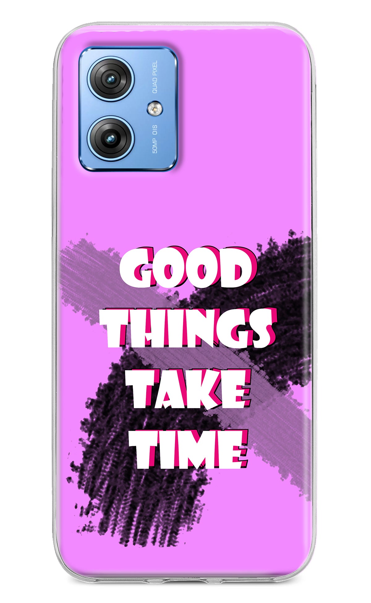 Good Things Take Time Moto G64 5G Back Cover