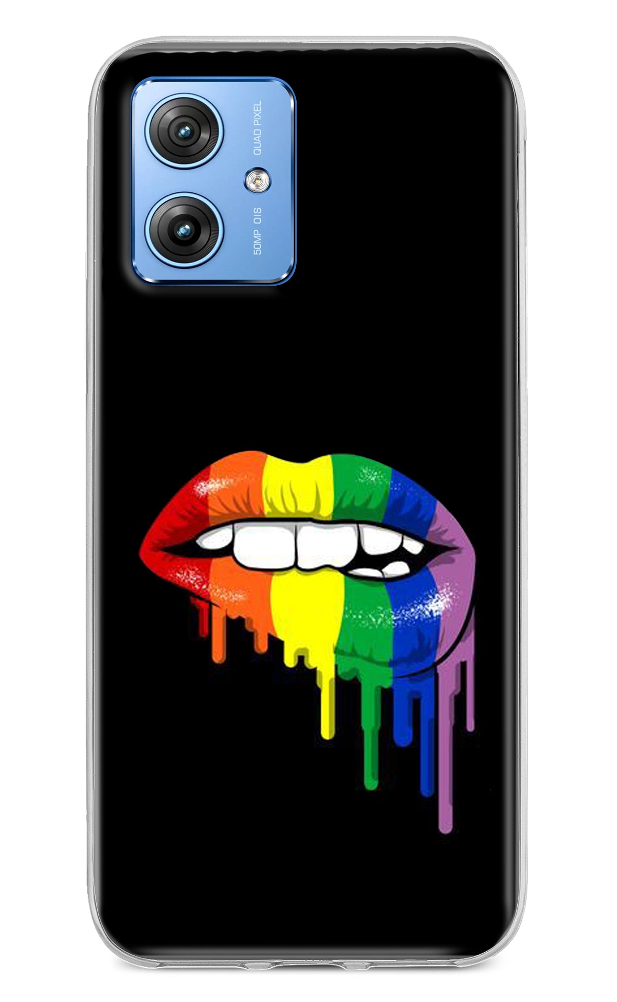 Lips Biting Moto G64 5G Back Cover