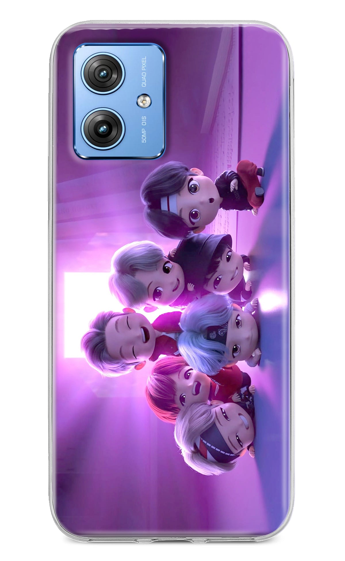 BTS Chibi Moto G64 5G Back Cover