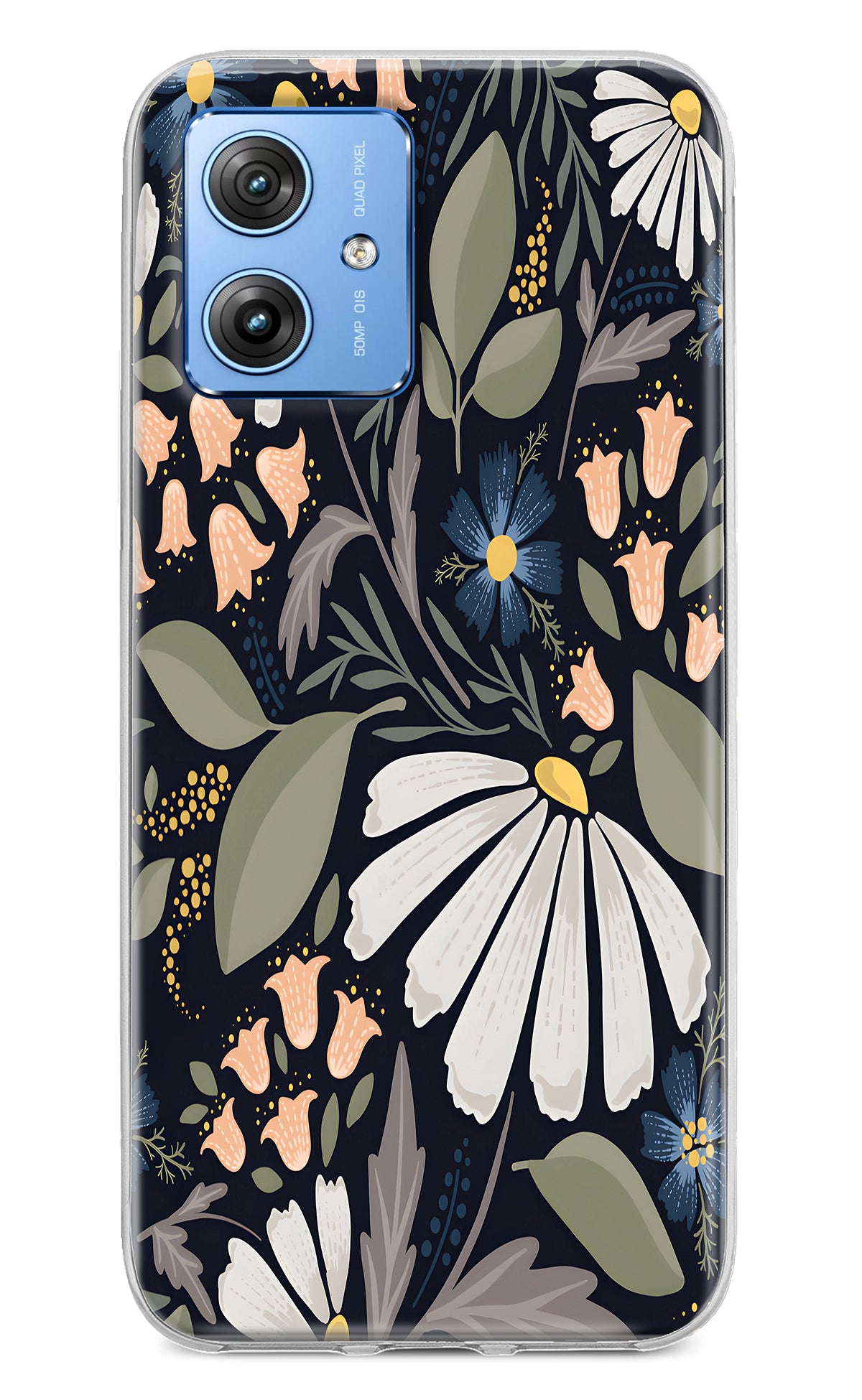 Flowers Art Moto G64 5G Back Cover