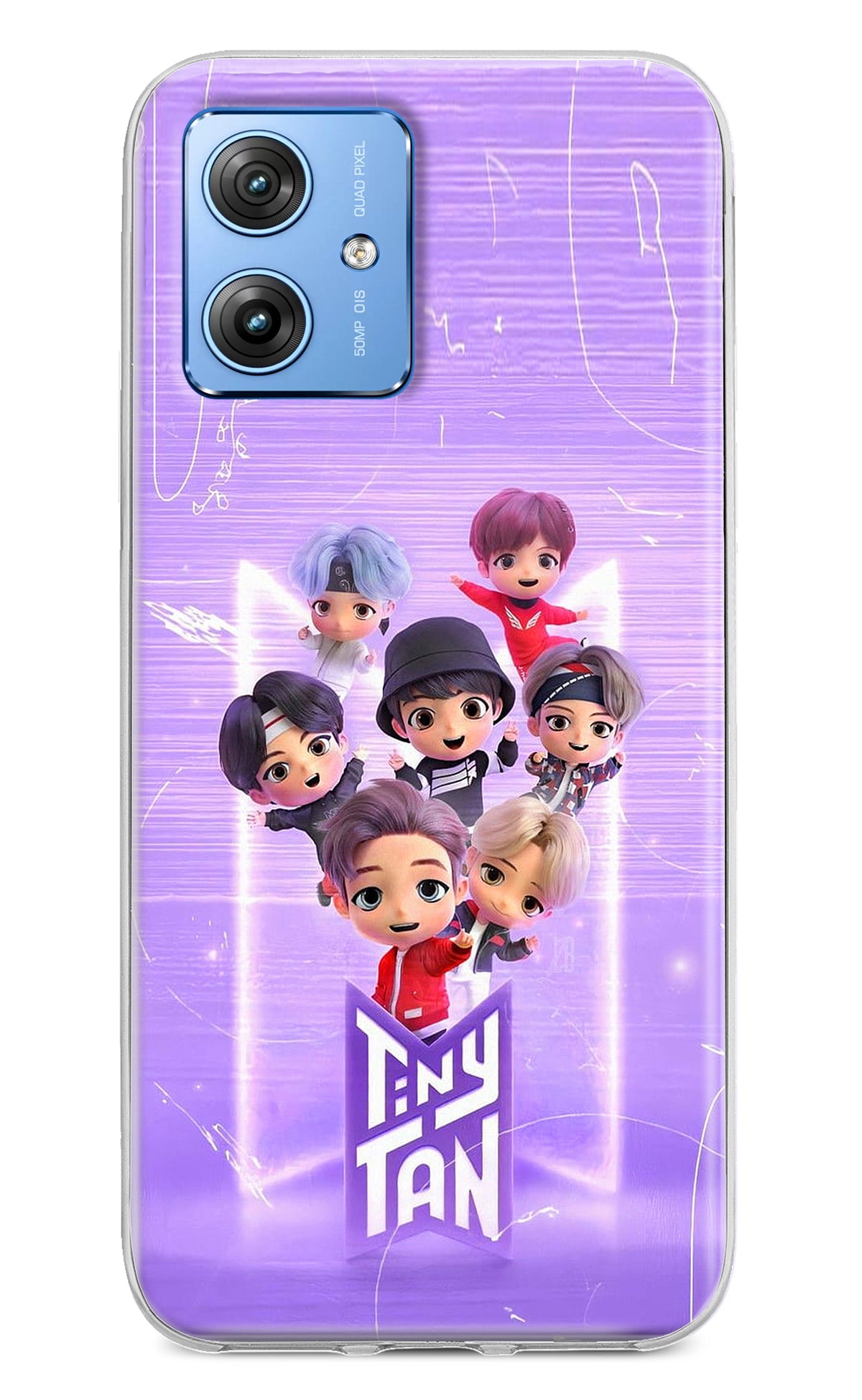 BTS Tiny Tan Moto G64 5G Back Cover