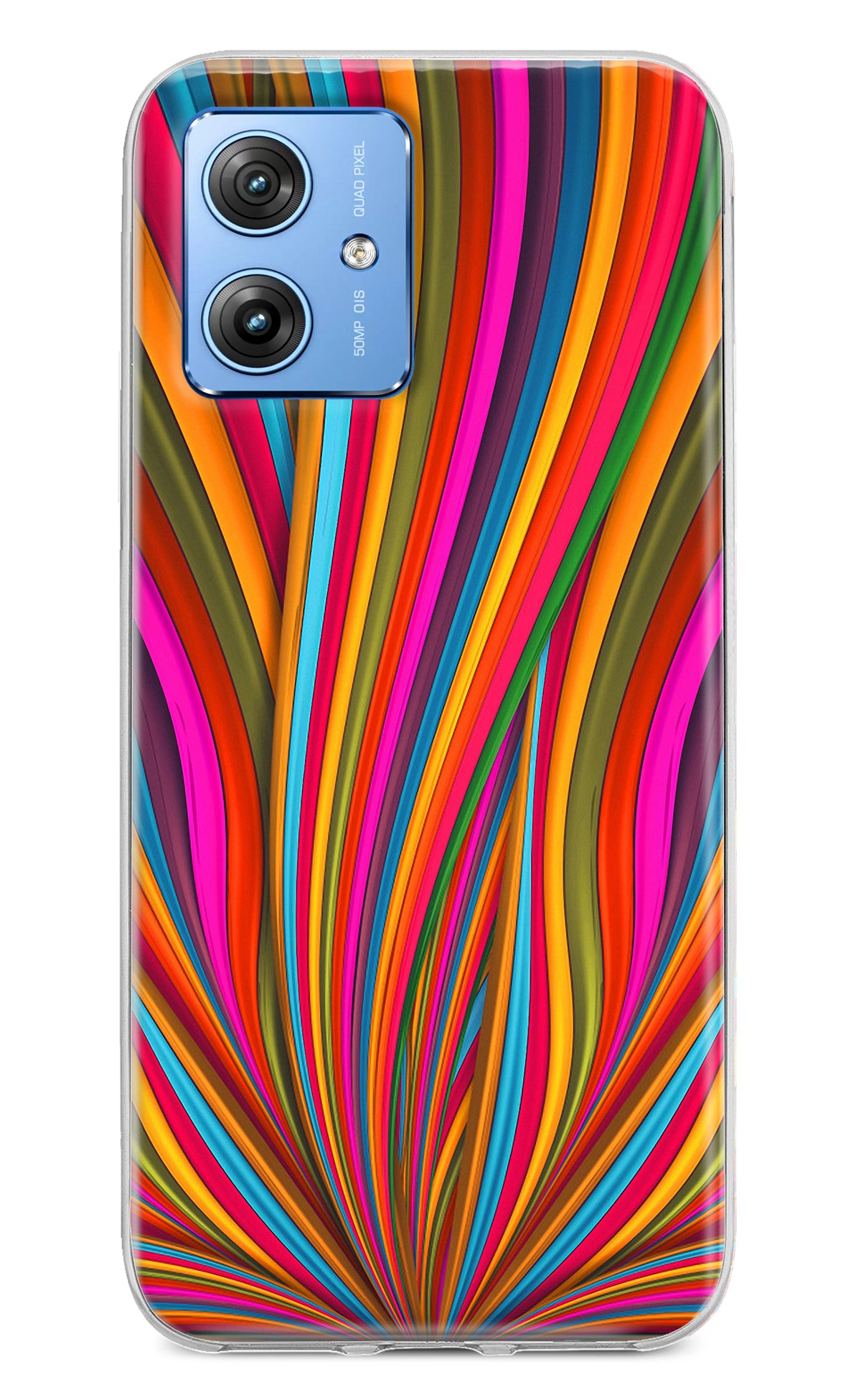 Trippy Wavy Moto G64 5G Back Cover