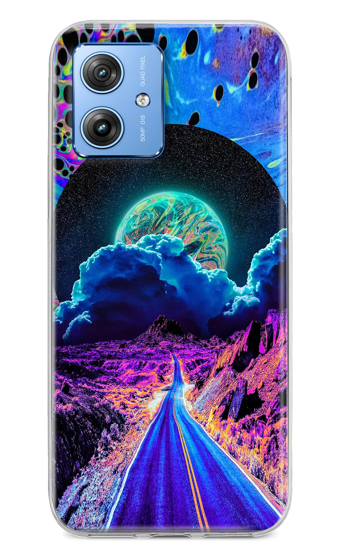 Psychedelic Painting Moto G64 5G Back Cover