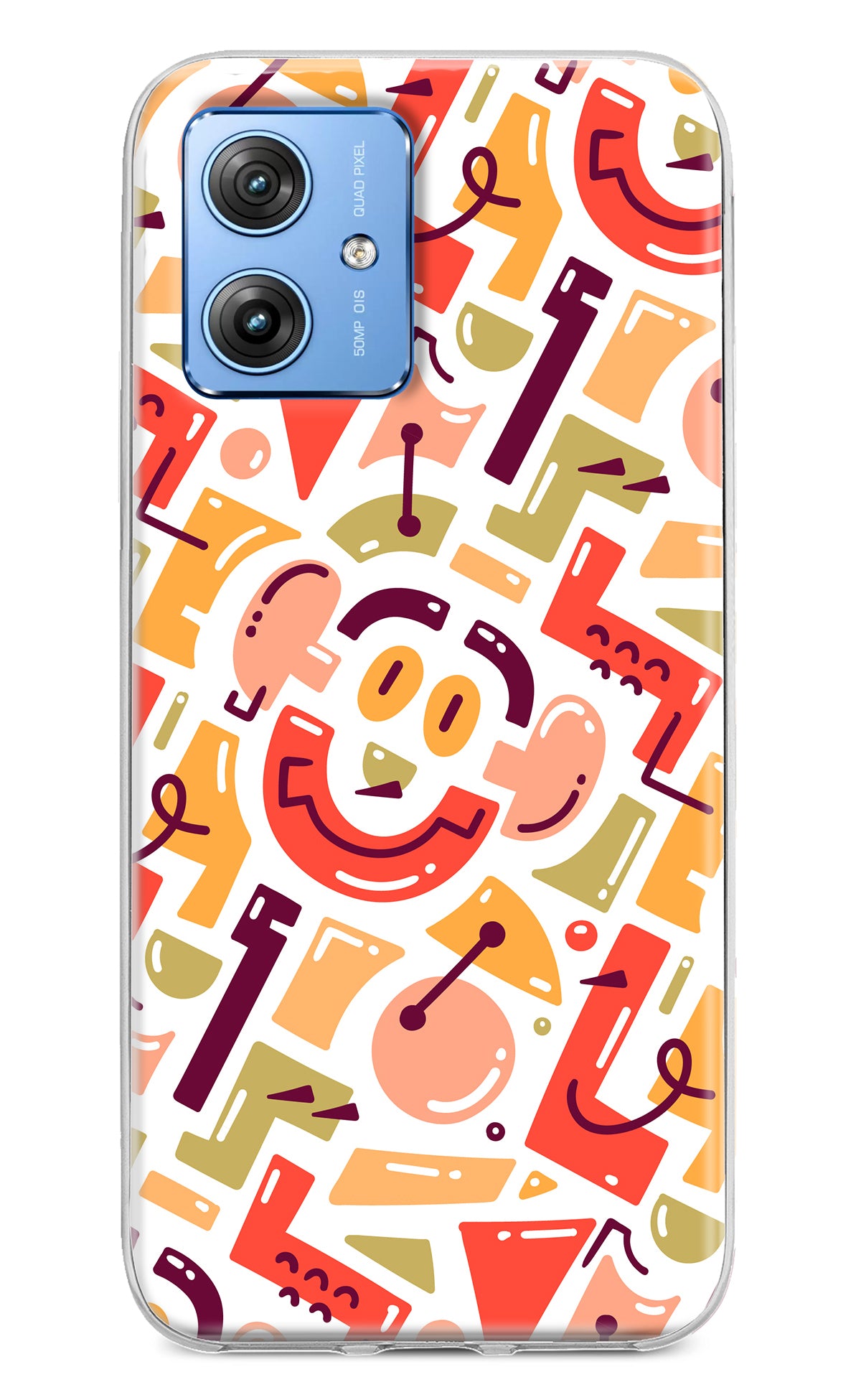 Doodle Pattern Moto G64 5G Back Cover