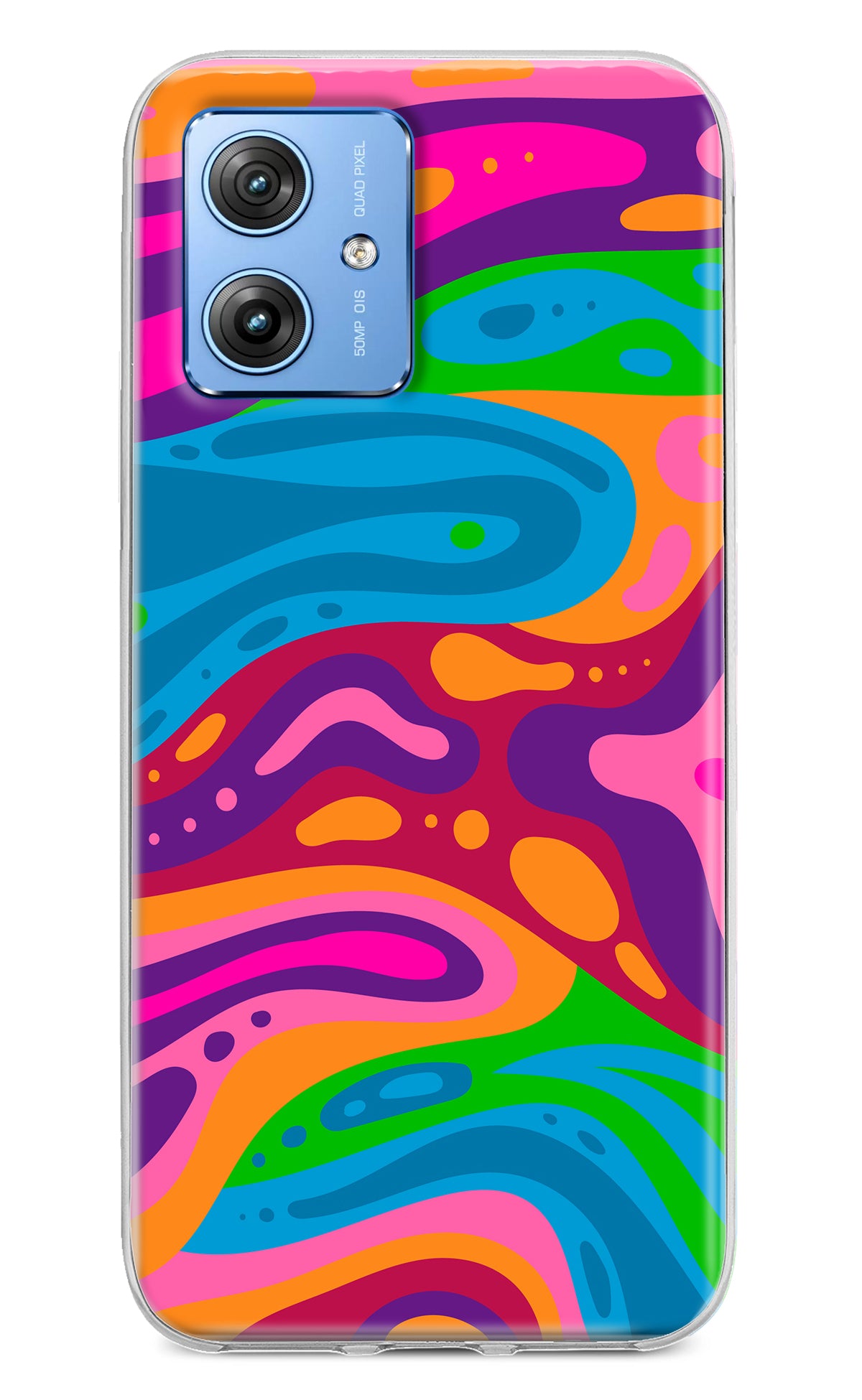 Trippy Pattern Moto G64 5G Back Cover