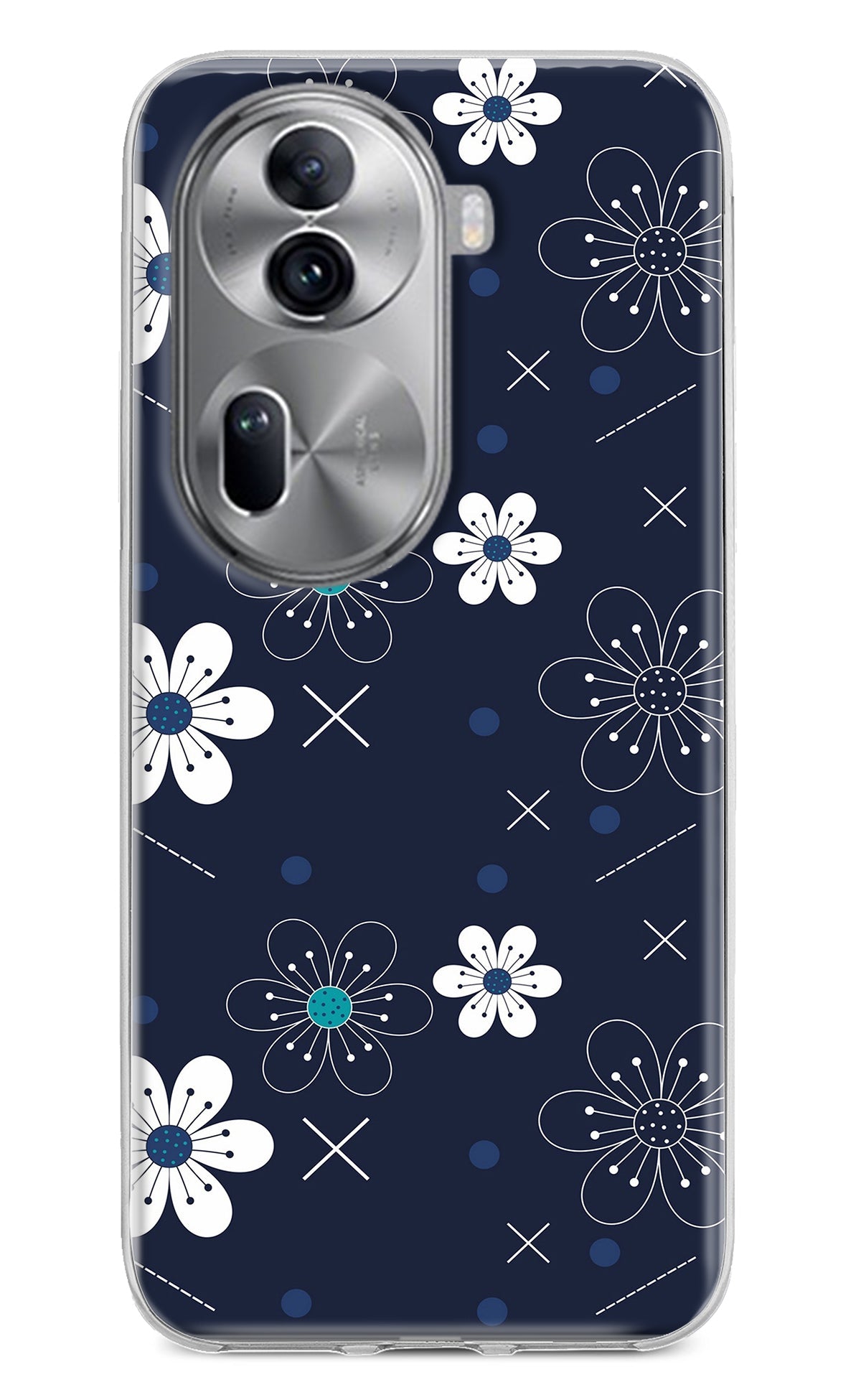 Flowers Oppo Reno11 Pro 5G Back Cover