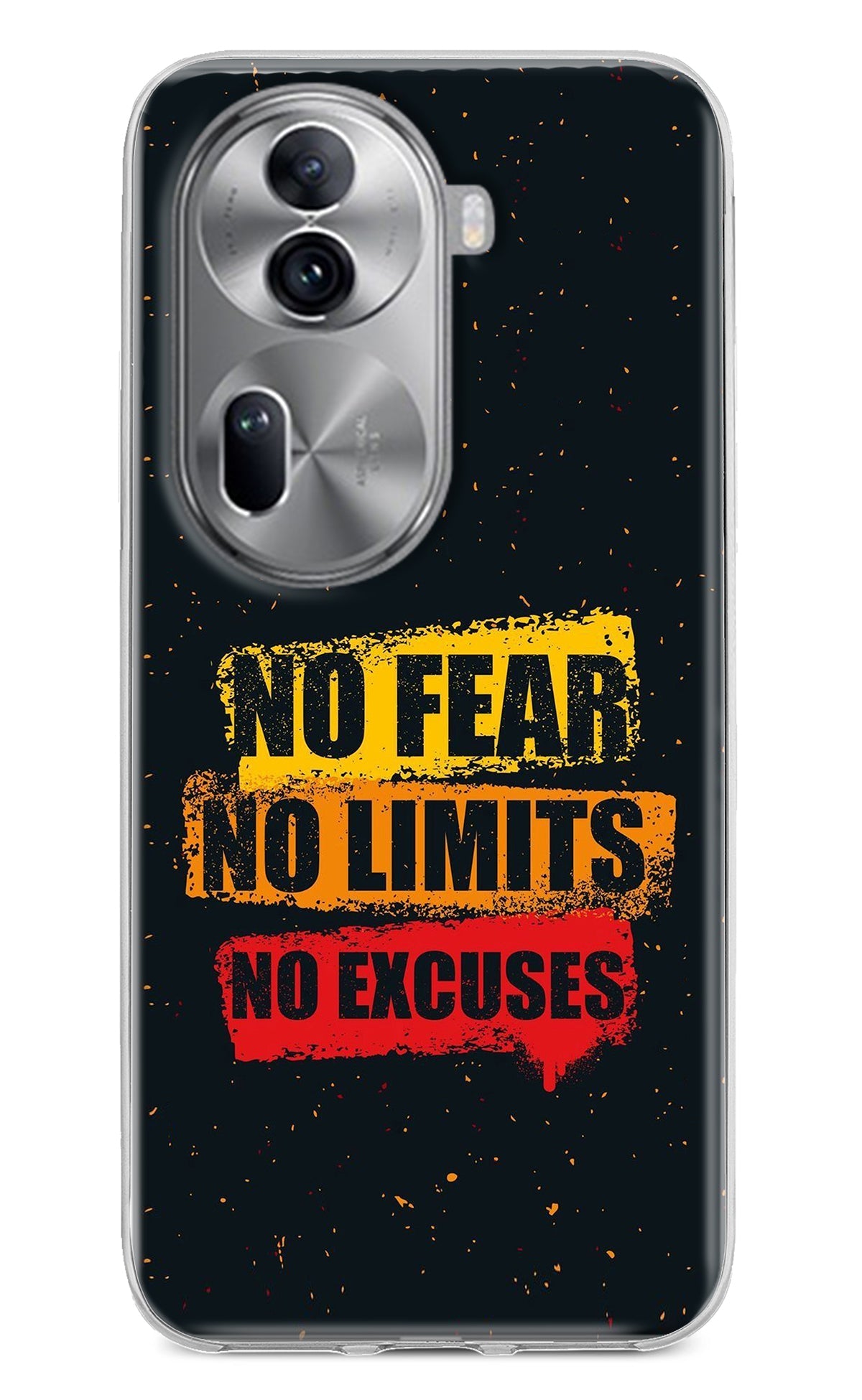 No Fear No Limits No Excuse Oppo Reno11 Pro 5G Back Cover