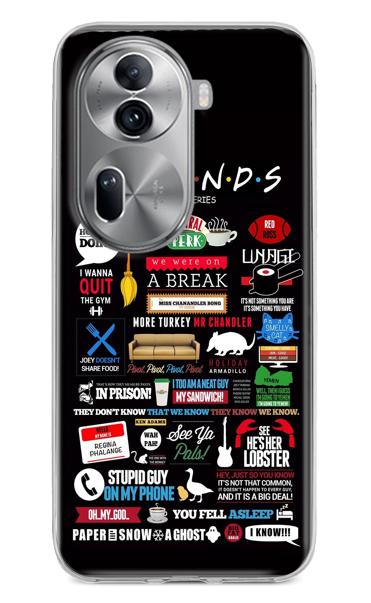 FRIENDS Oppo Reno11 Pro 5G Back Cover