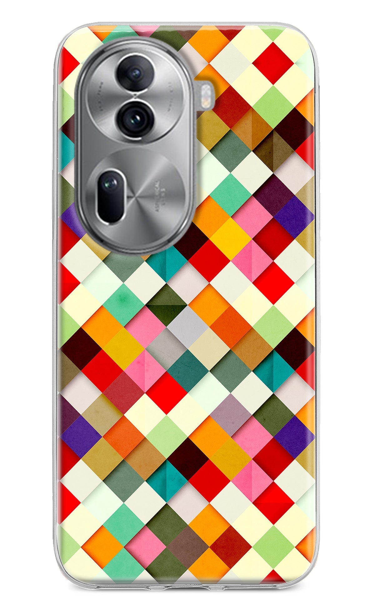 Geometric Abstract Colorful Oppo Reno11 Pro 5G Back Cover