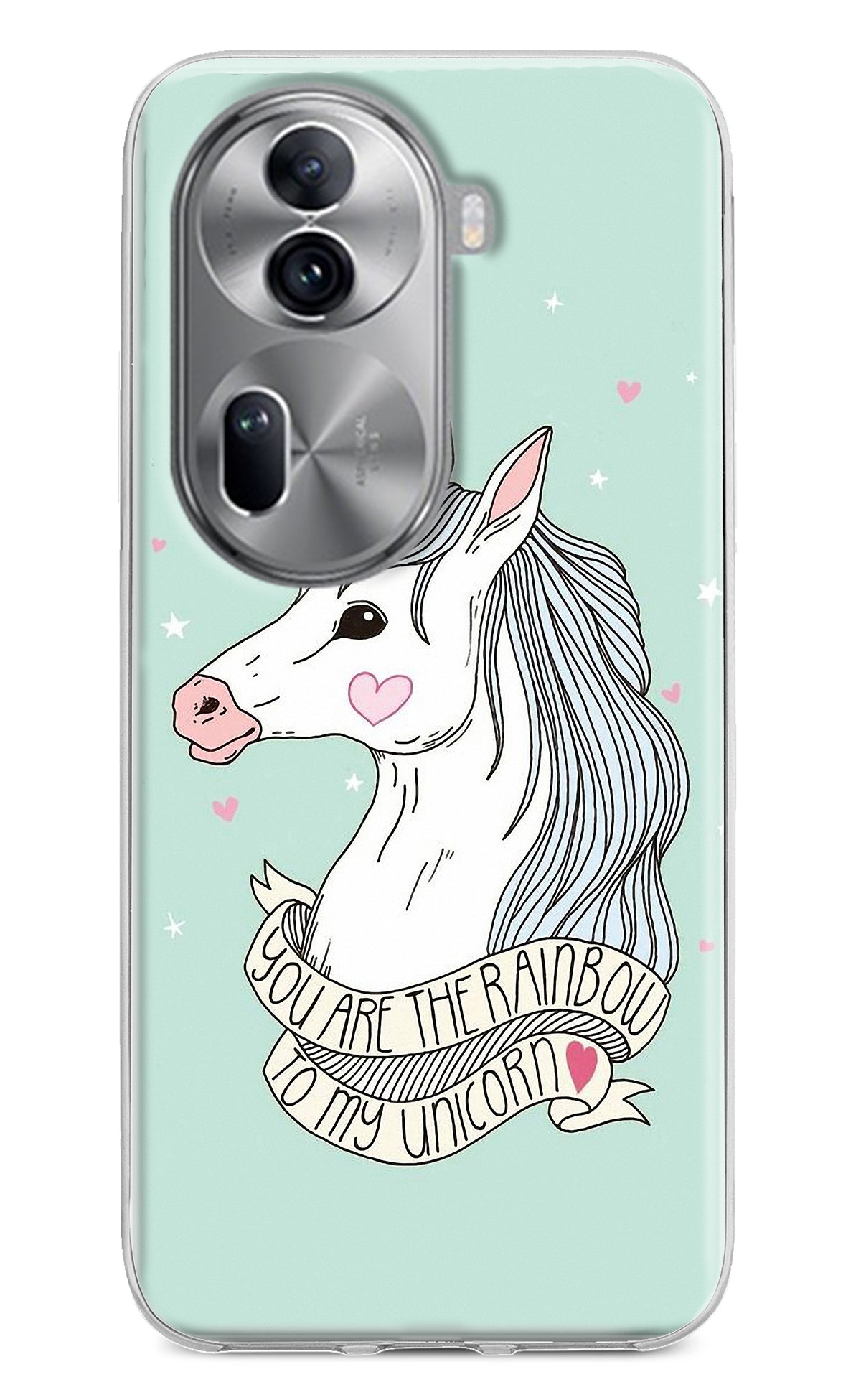 Unicorn Wallpaper Oppo Reno11 Pro 5G Back Cover