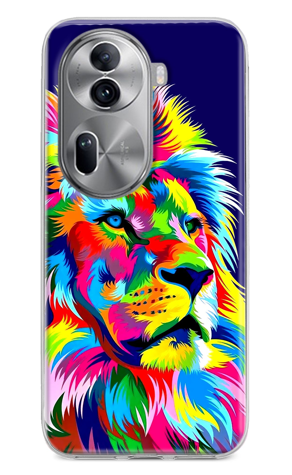 Vector Art Lion Oppo Reno11 Pro 5G Back Cover