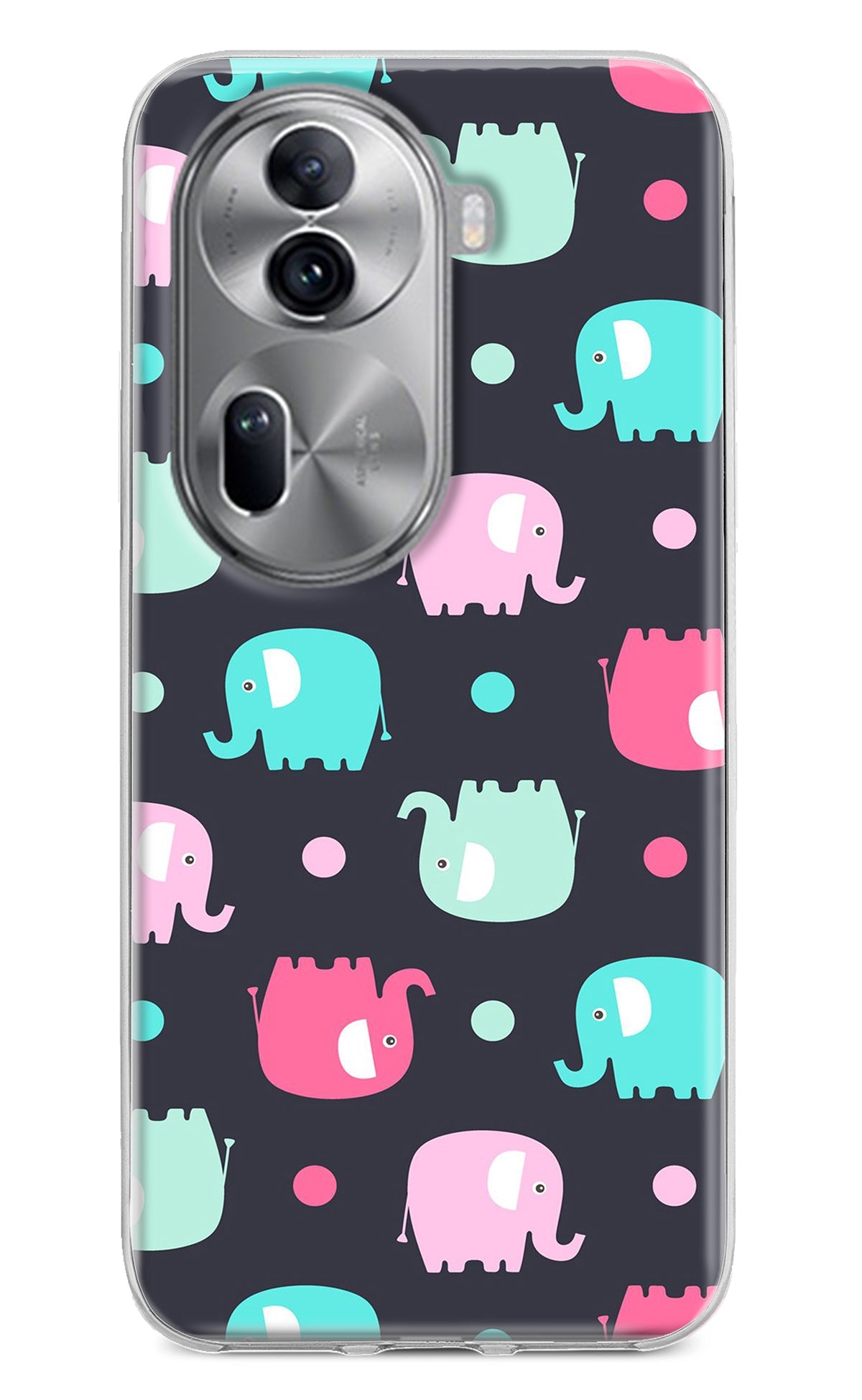 Elephants Oppo Reno11 Pro 5G Back Cover