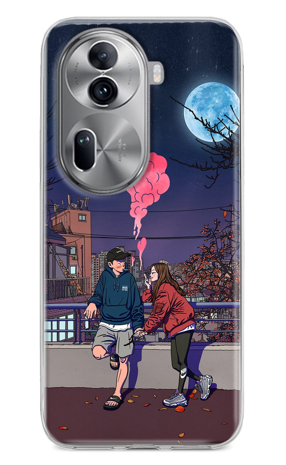 Chilling Couple Oppo Reno11 Pro 5G Back Cover