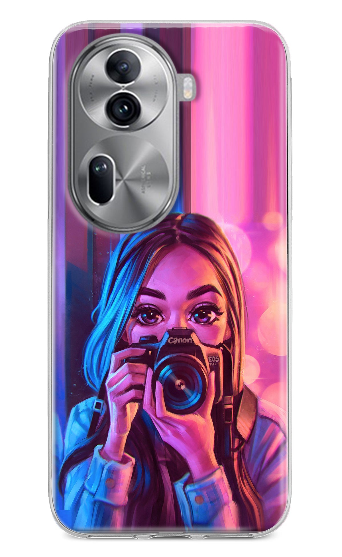 Girl Photographer Oppo Reno11 Pro 5G Back Cover