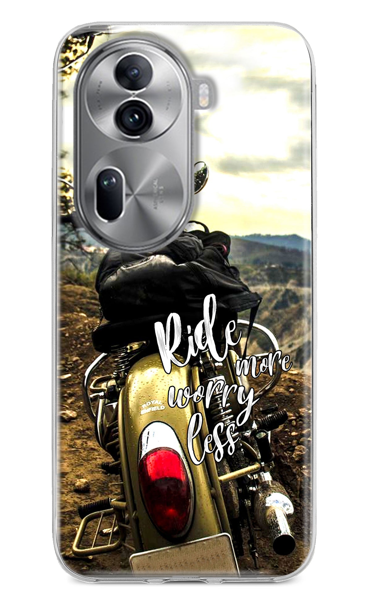 Ride More Worry Less Oppo Reno11 Pro 5G Back Cover