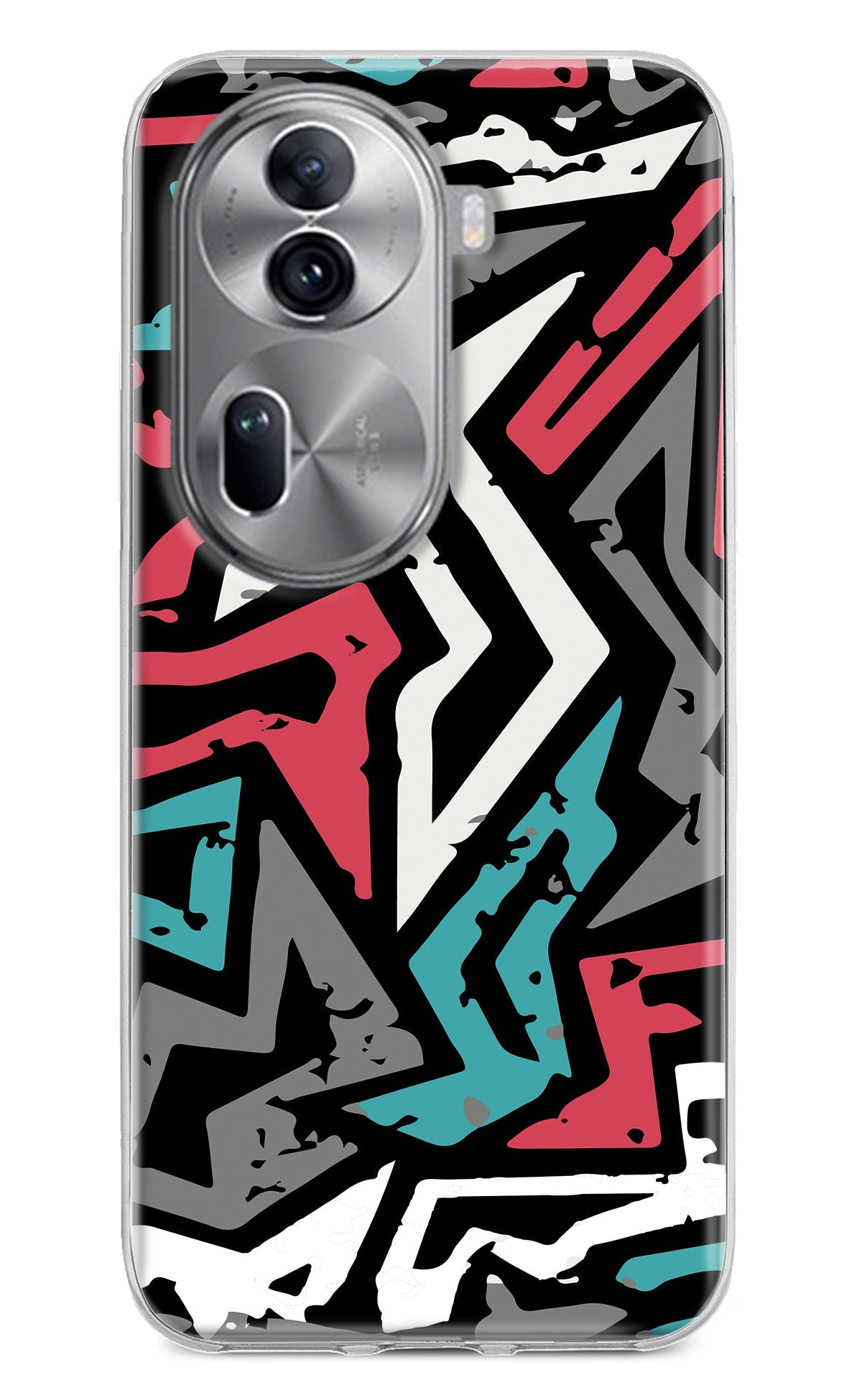 Geometric Graffiti Oppo Reno11 Pro 5G Back Cover