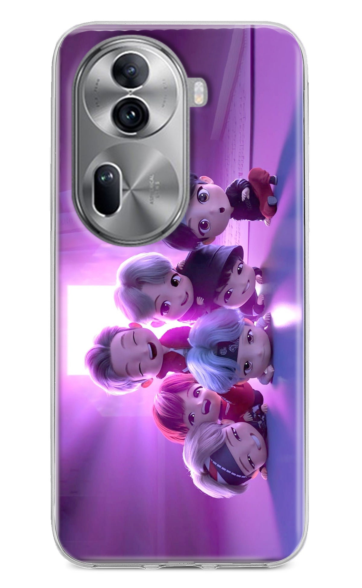 BTS Chibi Oppo Reno11 Pro 5G Back Cover