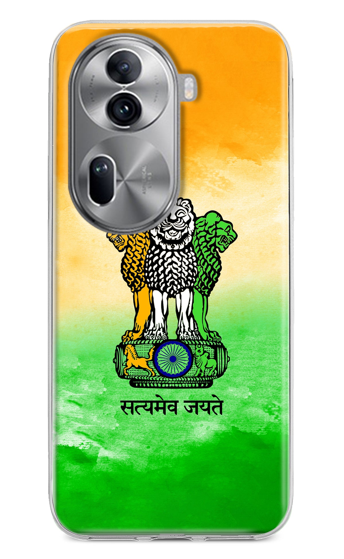 Satyamev Jayate Flag Oppo Reno11 Pro 5G Back Cover