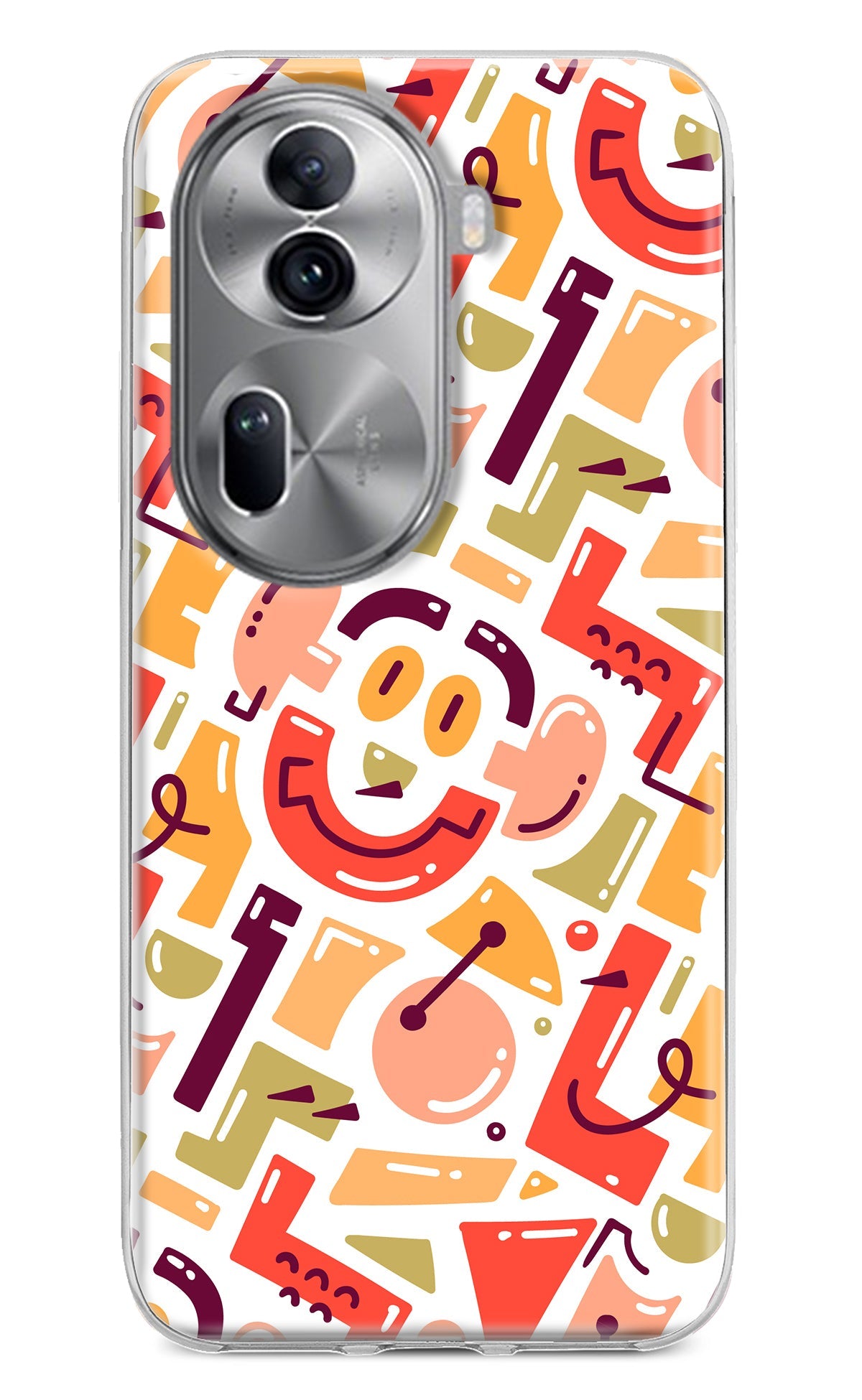 Doodle Pattern Oppo Reno11 Pro 5G Back Cover