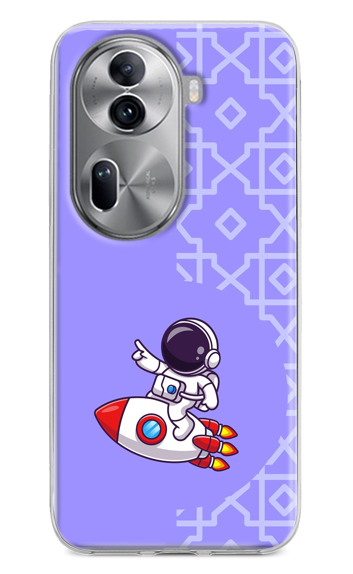 Cute Astronaut Oppo Reno11 Pro 5G Back Cover