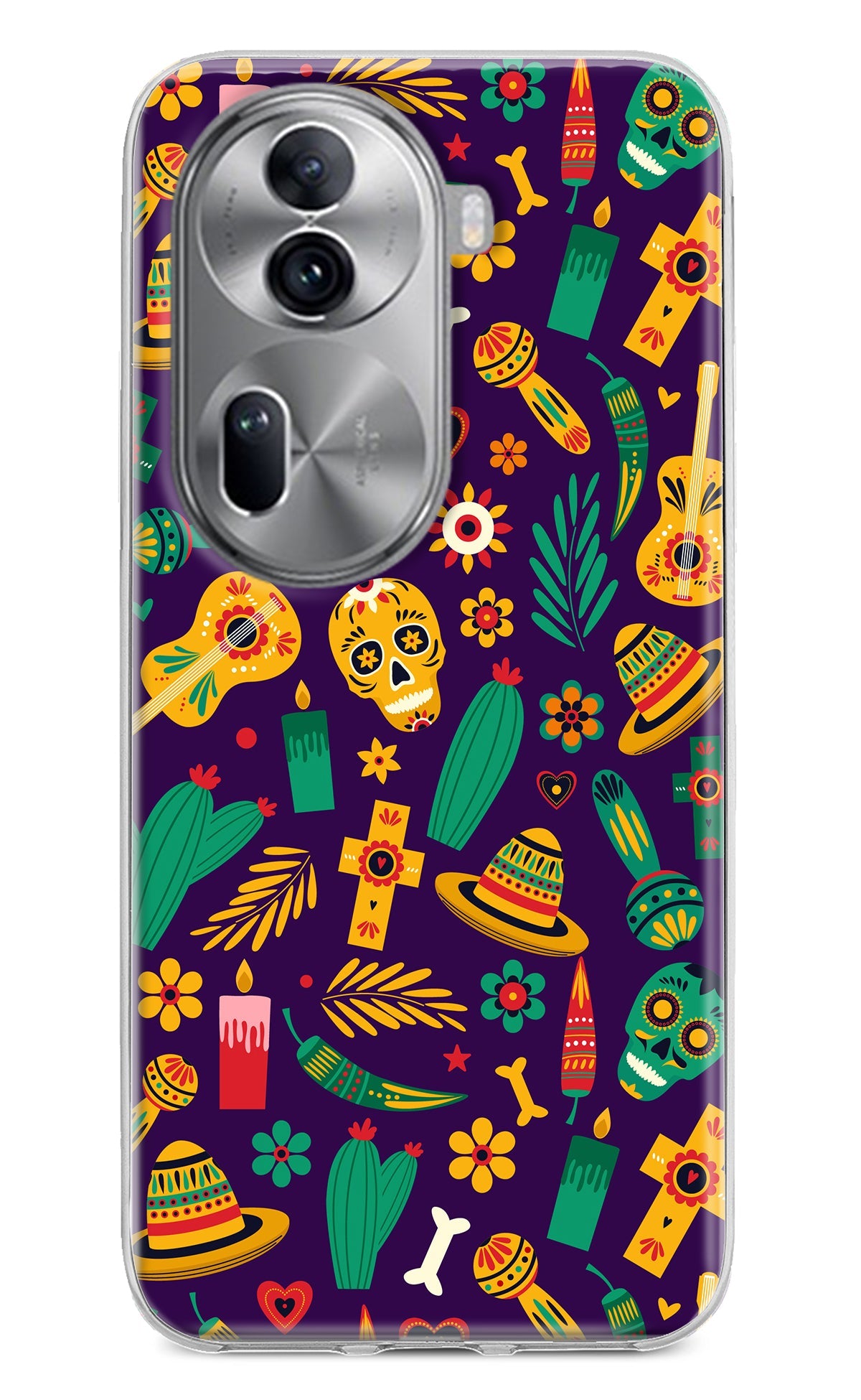 Mexican Artwork Oppo Reno11 Pro 5G Back Cover