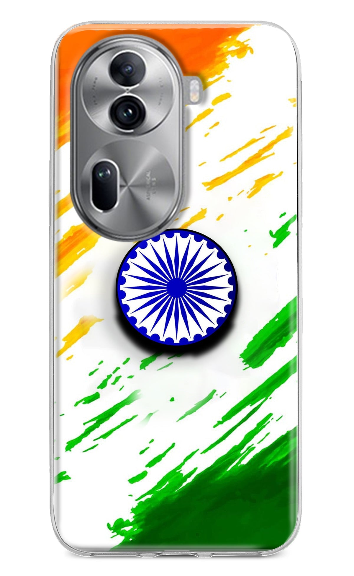 Indian Flag Ashoka Chakra Oppo Reno11 Pro 5G Pop Case