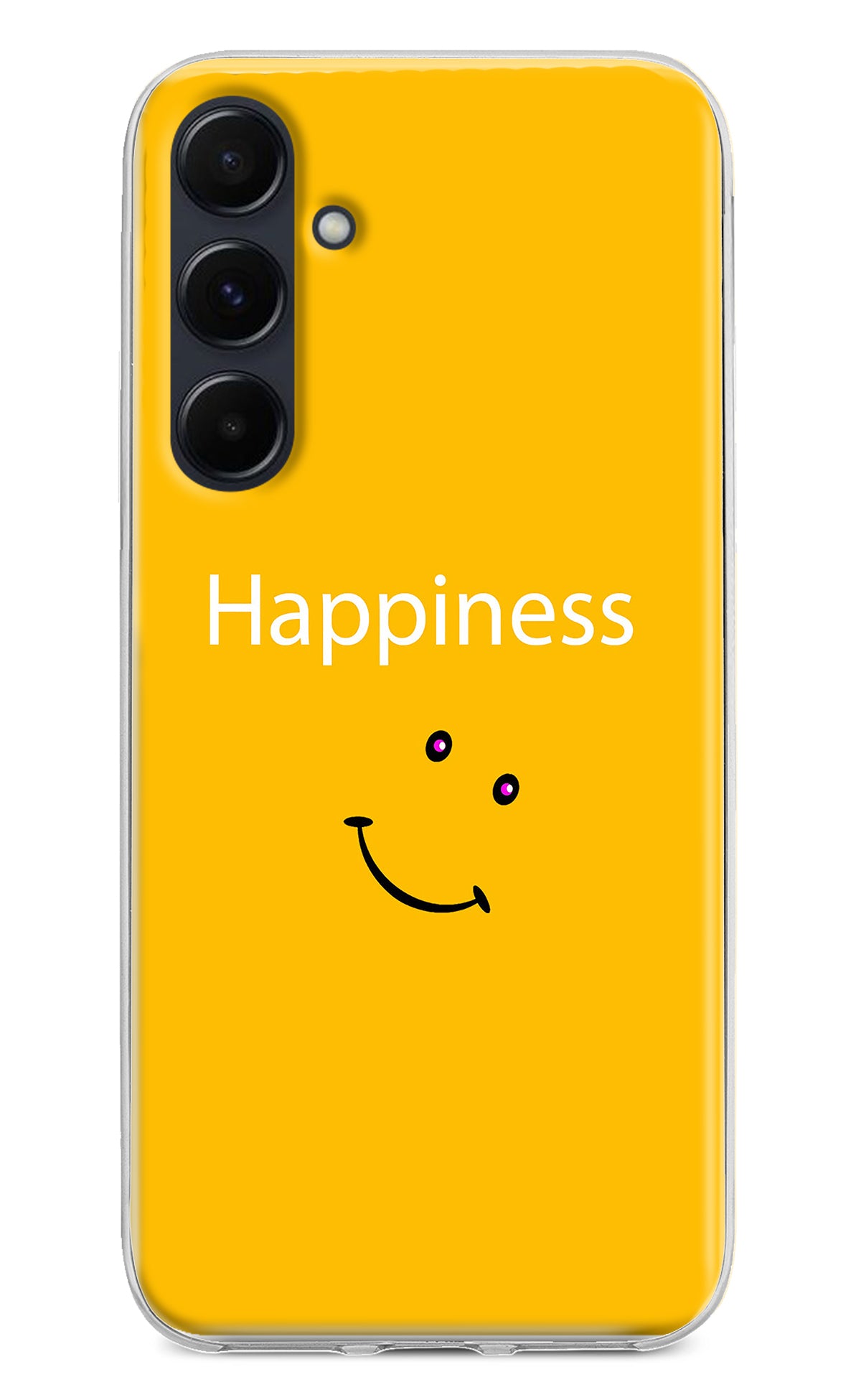 Happiness With Smiley Samsung A35 5G Back Cover