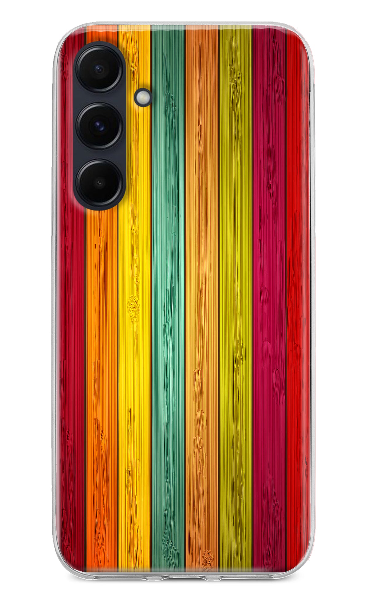 Multicolor Wooden Samsung A35 5G Back Cover