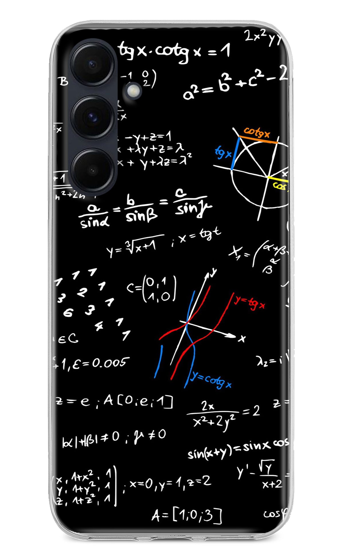 Mathematics Formula Samsung A35 5G Back Cover