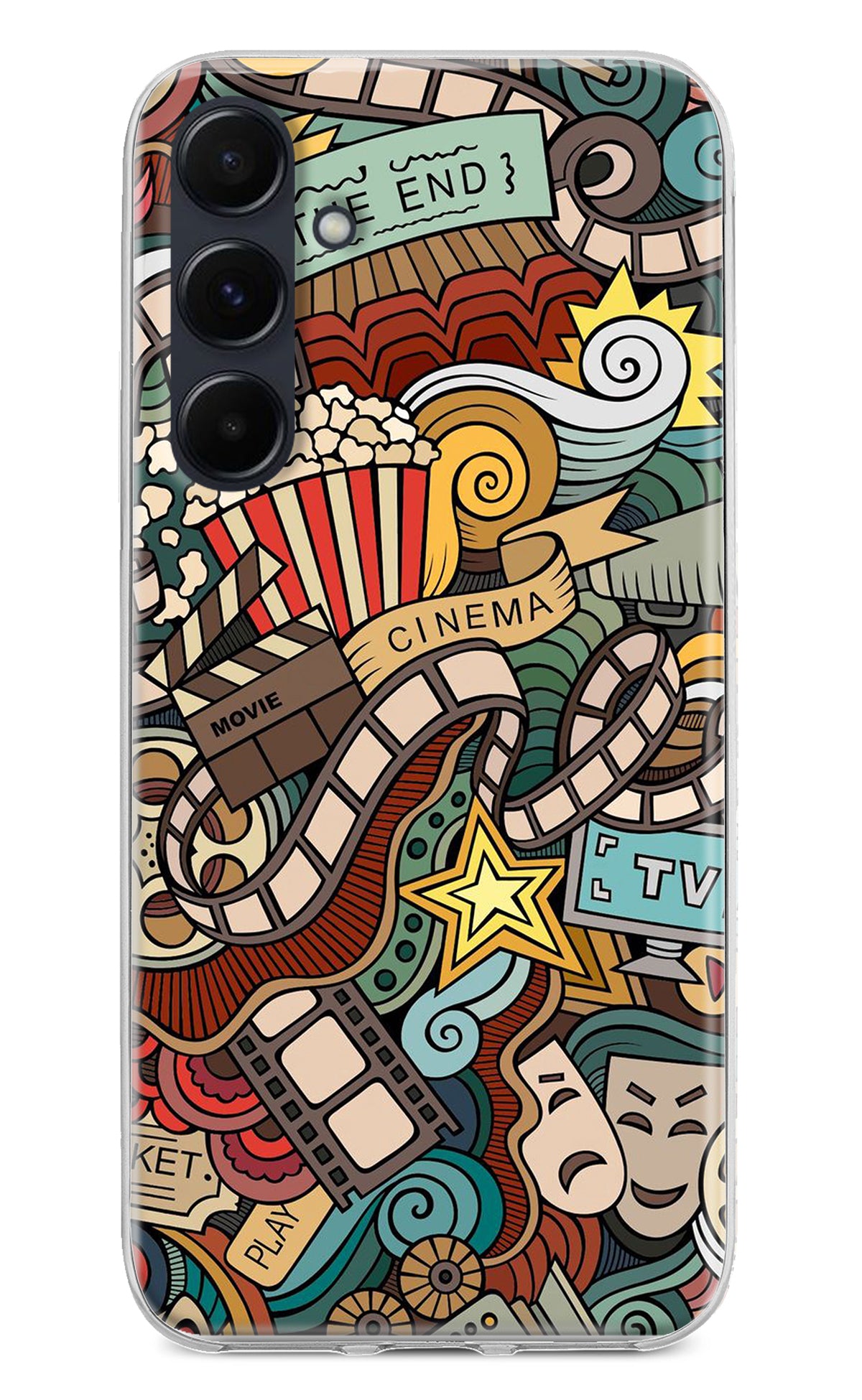 Cinema Abstract Samsung A35 5G Back Cover