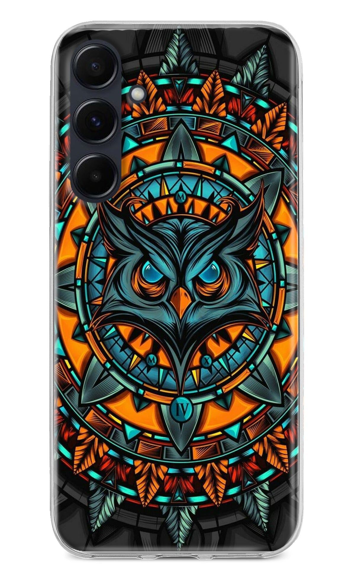 Angry Owl Art Samsung A35 5G Back Cover