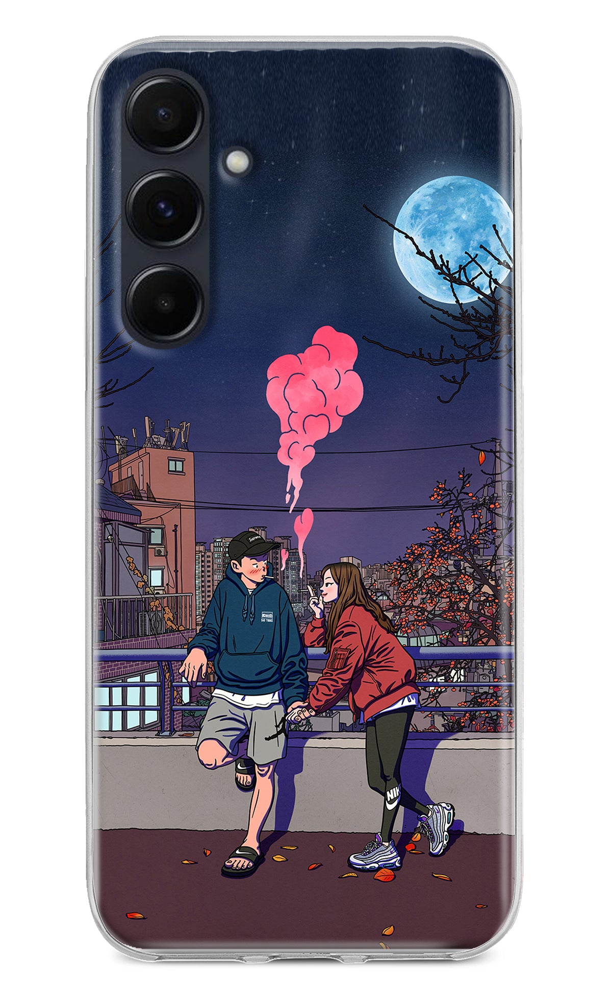 Chilling Couple Samsung A35 5G Back Cover